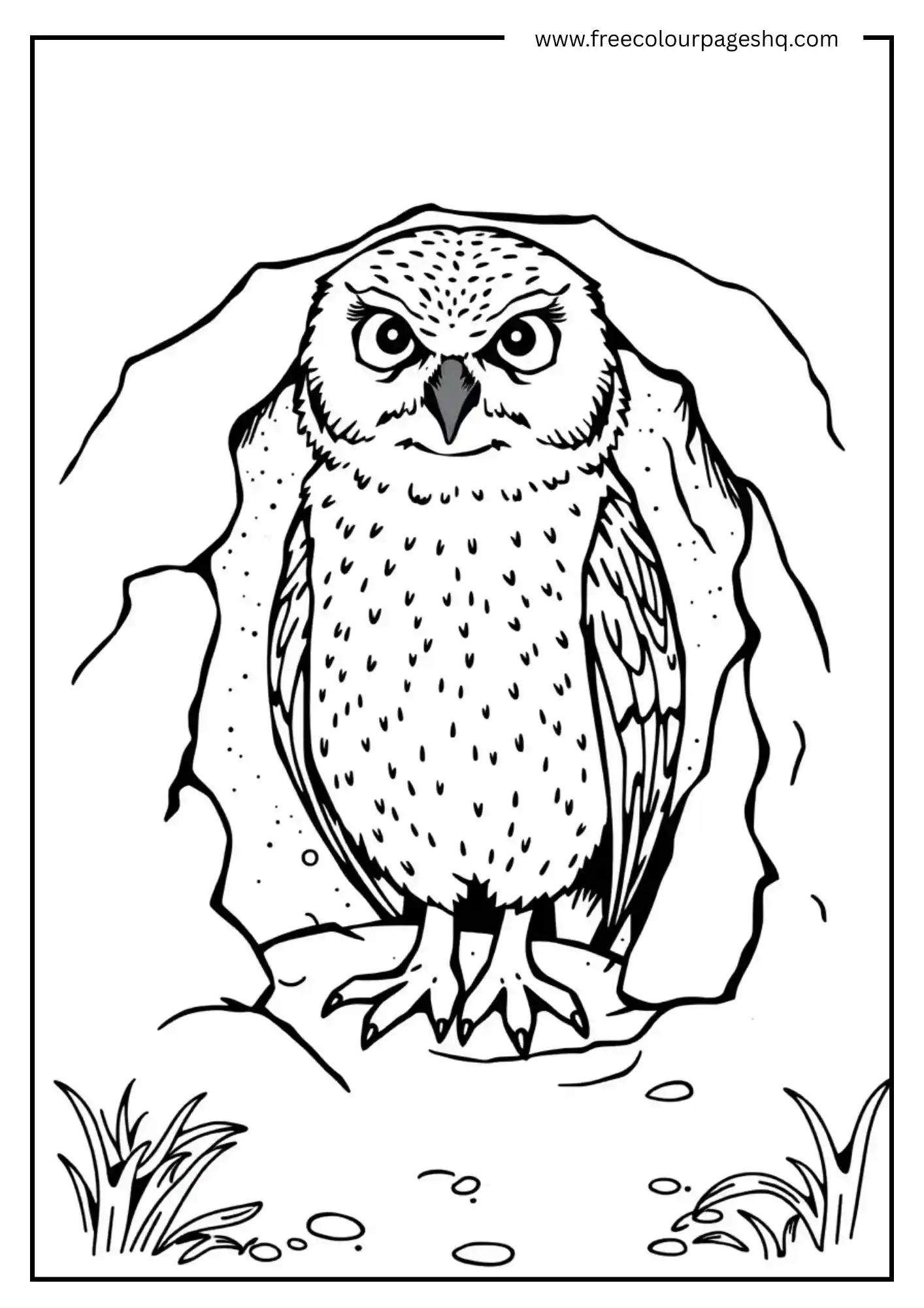 Burrow Entrance Owl