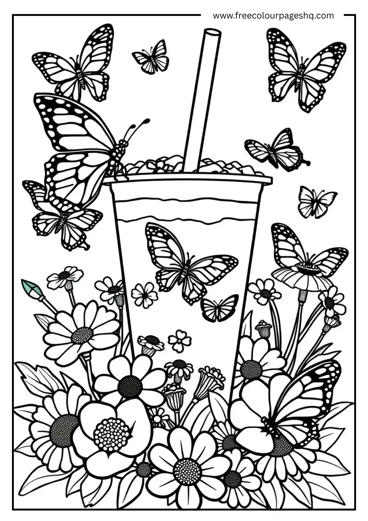 Butterfly Garden Boba