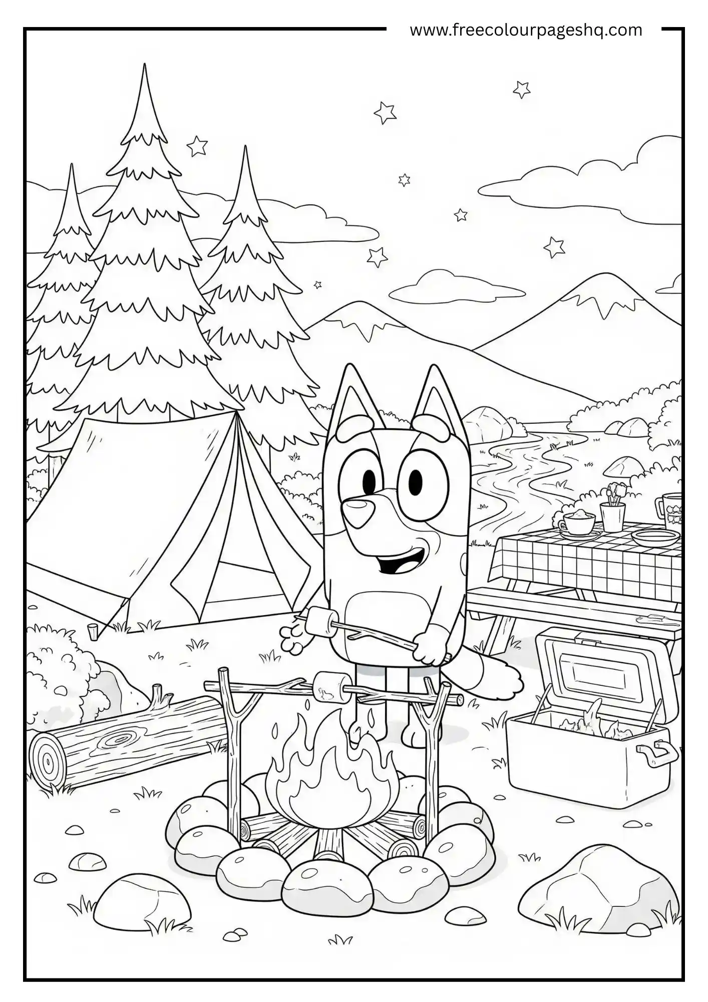 Camping Trip with Bluey