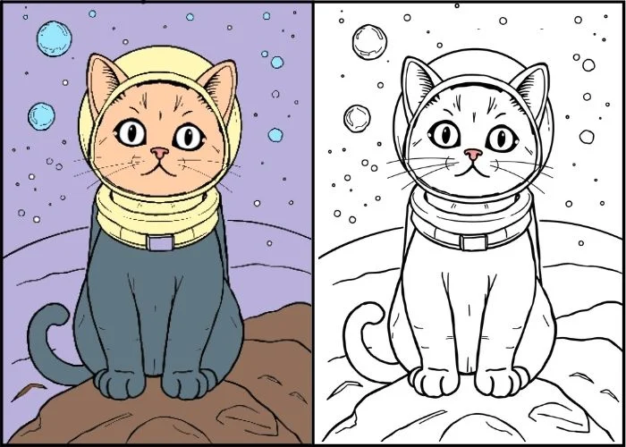 Cat coloring pages Cat coloring pages