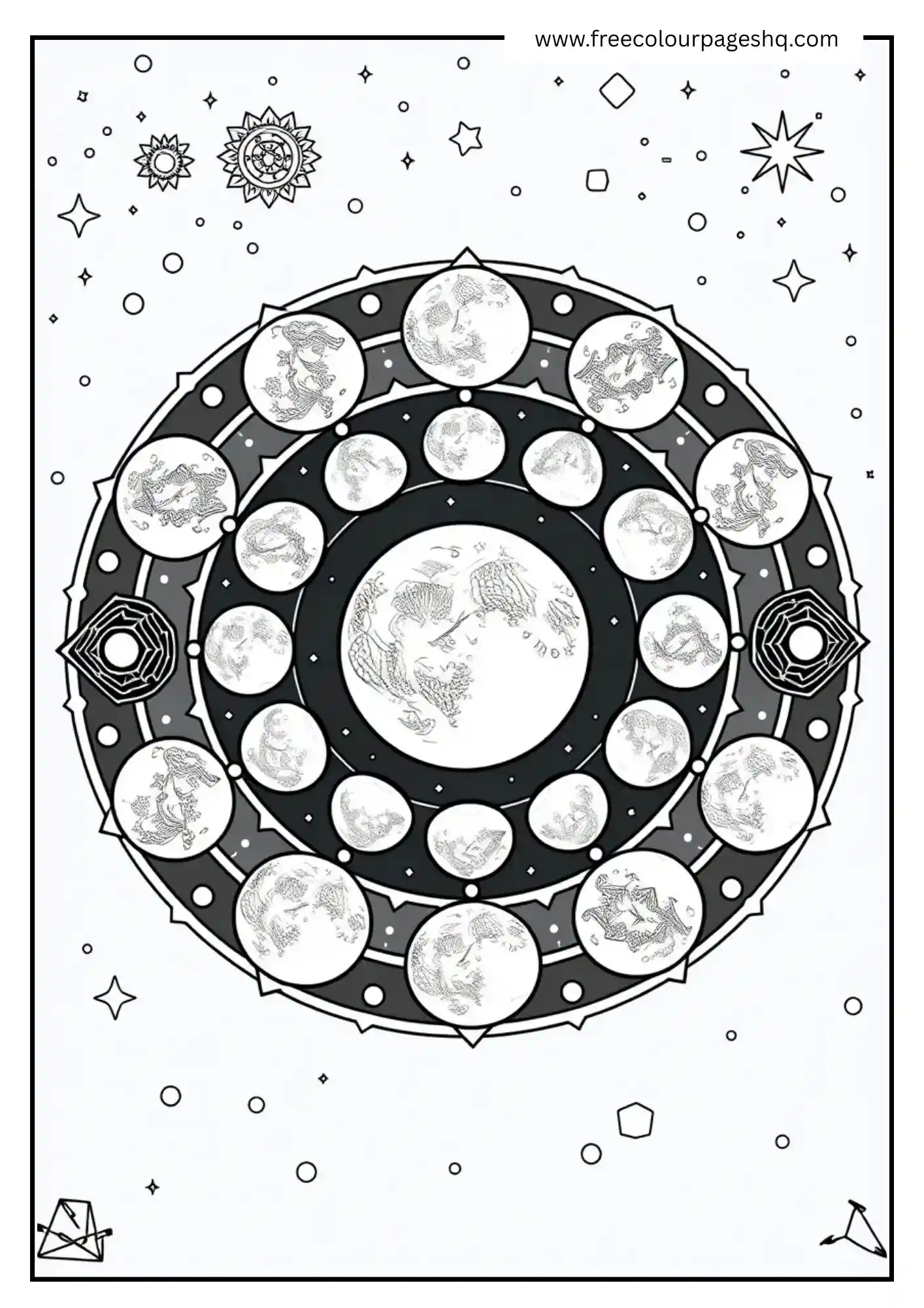 Celestial Night Scene