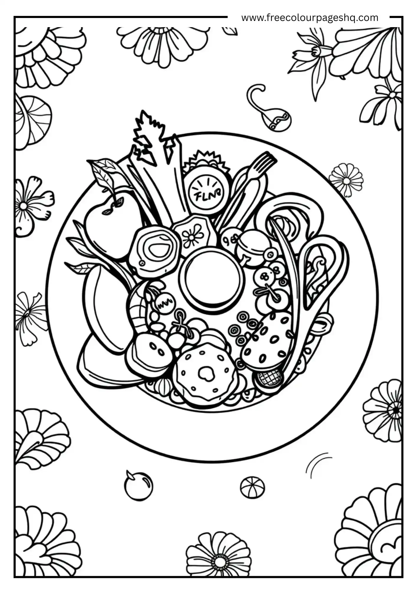 Colorful Salad Bowl