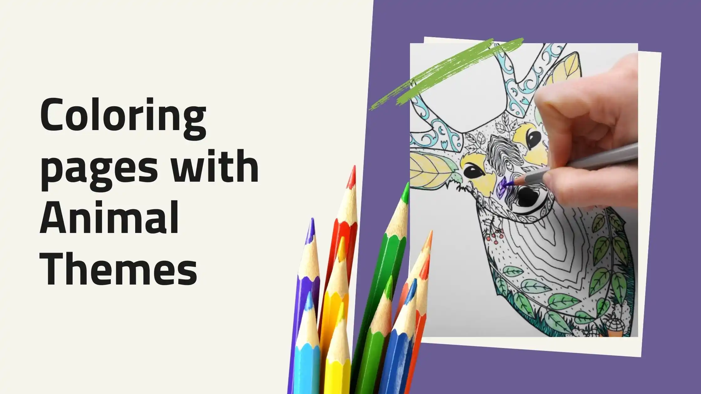 Coloring pages with Animal Themes