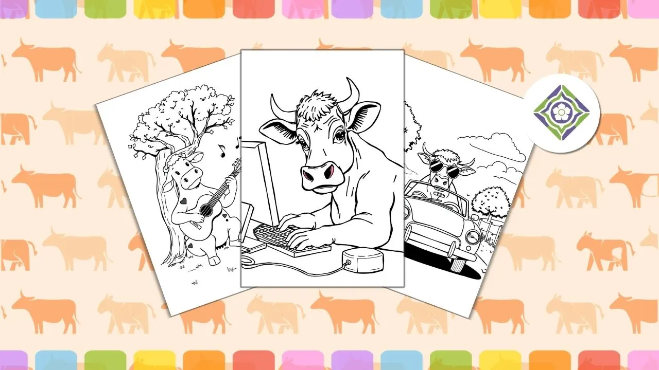 Cow Coloring pages