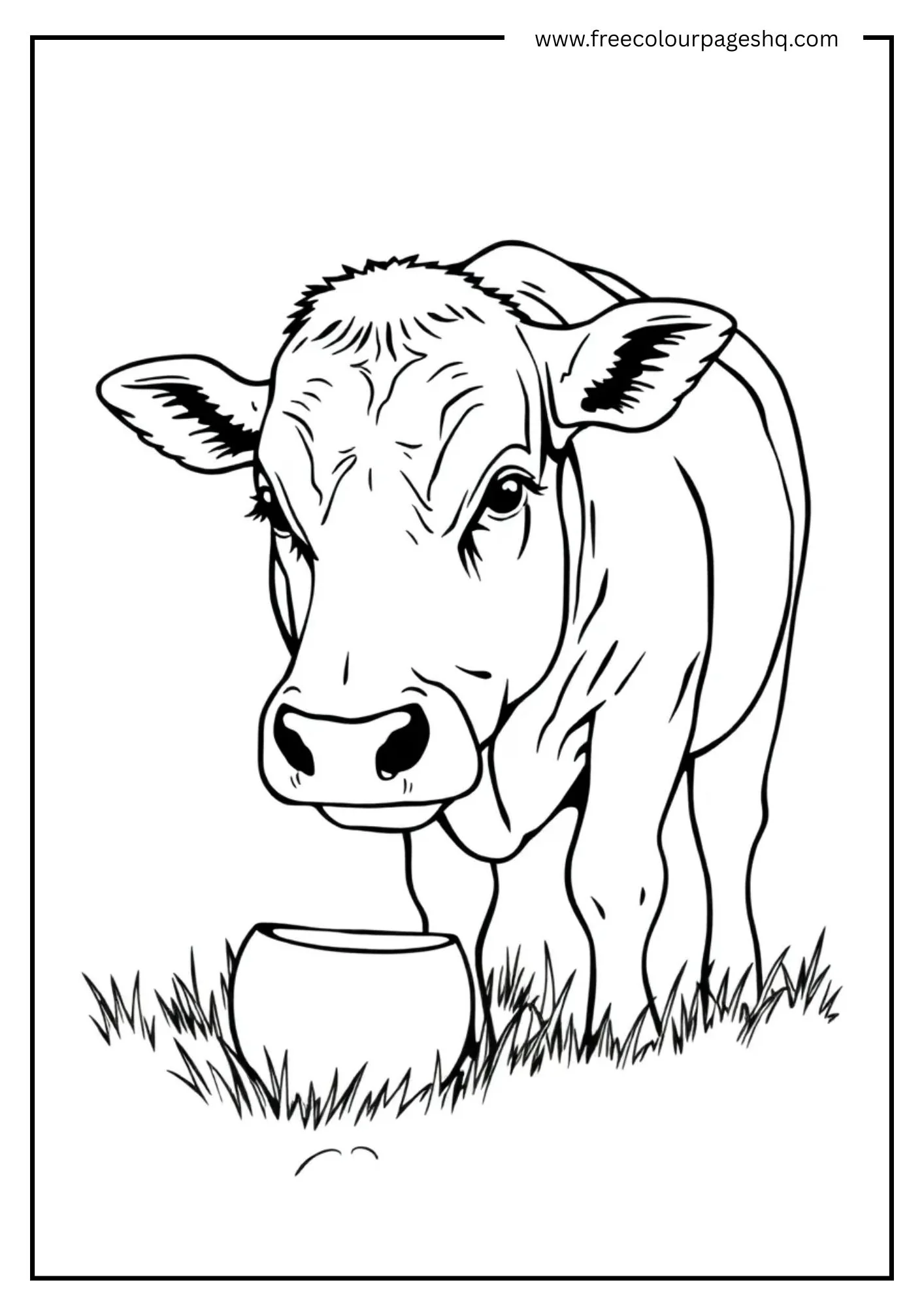 Cow Eating Time Cow Eating Time