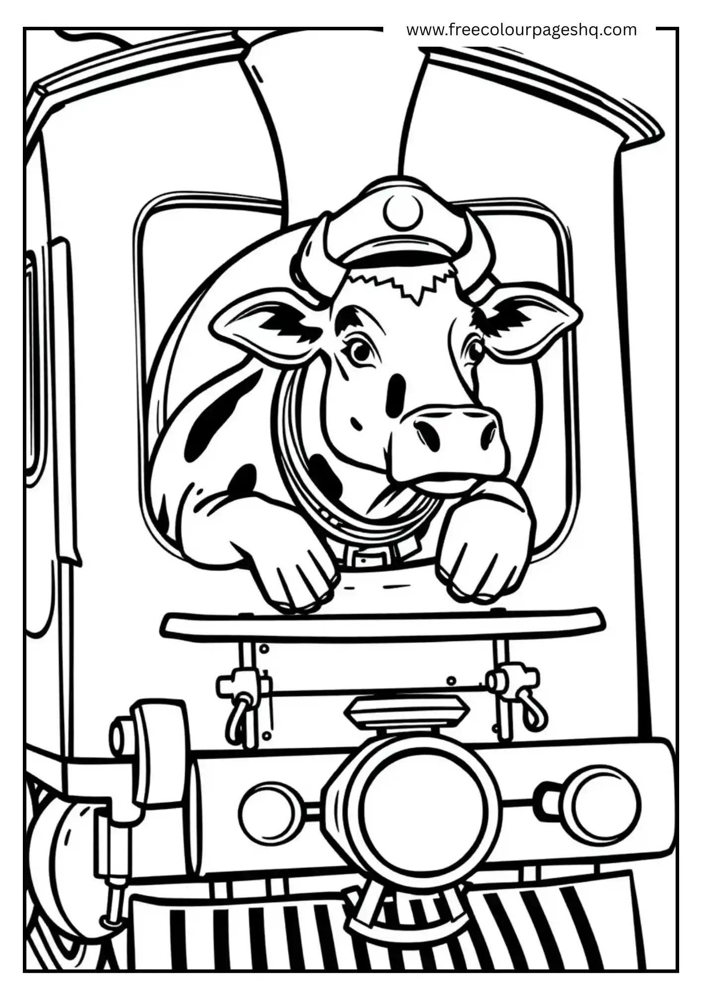 Cow Riding Train Cow Riding Train