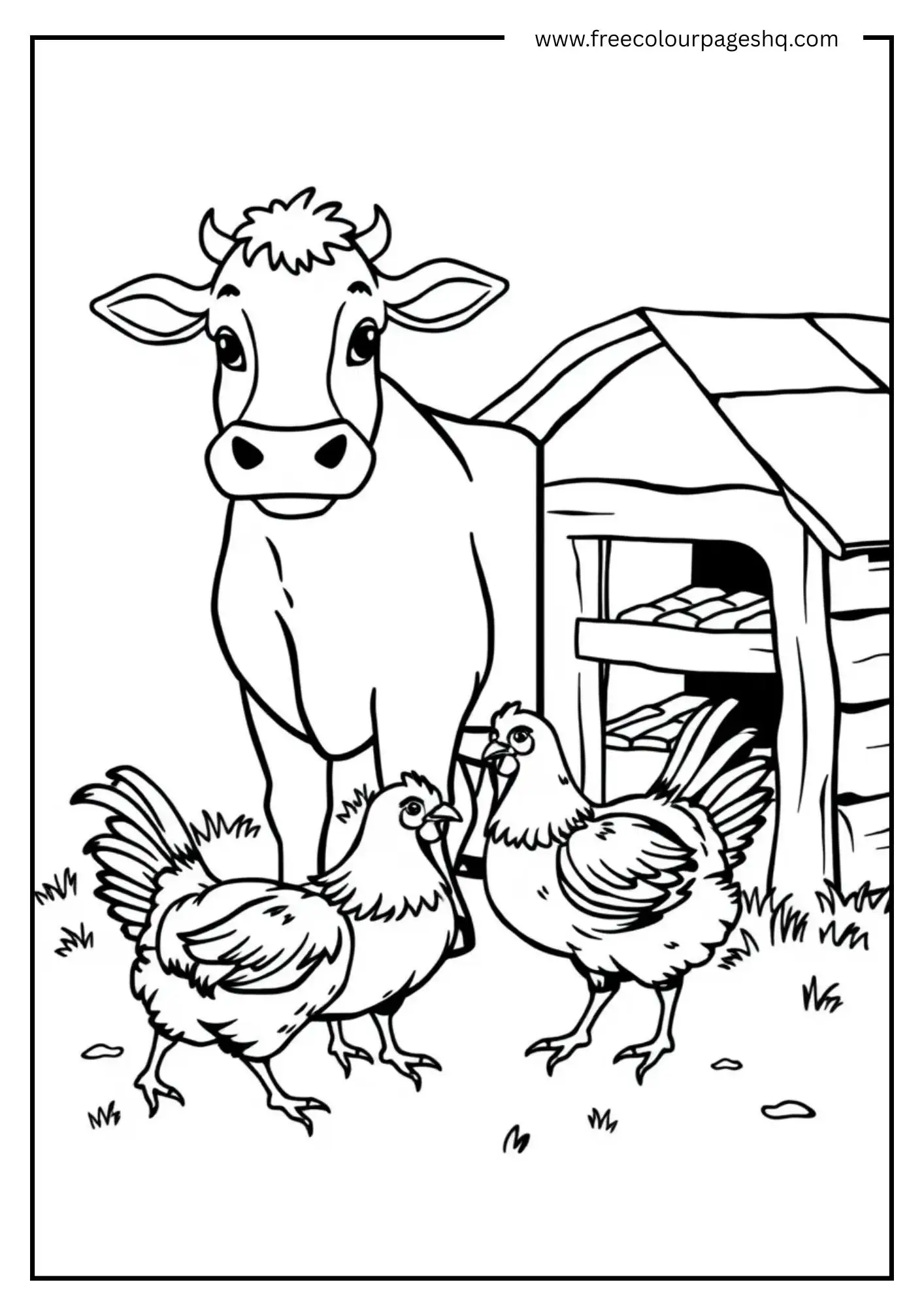 Cow and Chicken Friends Cow and Chicken Friends