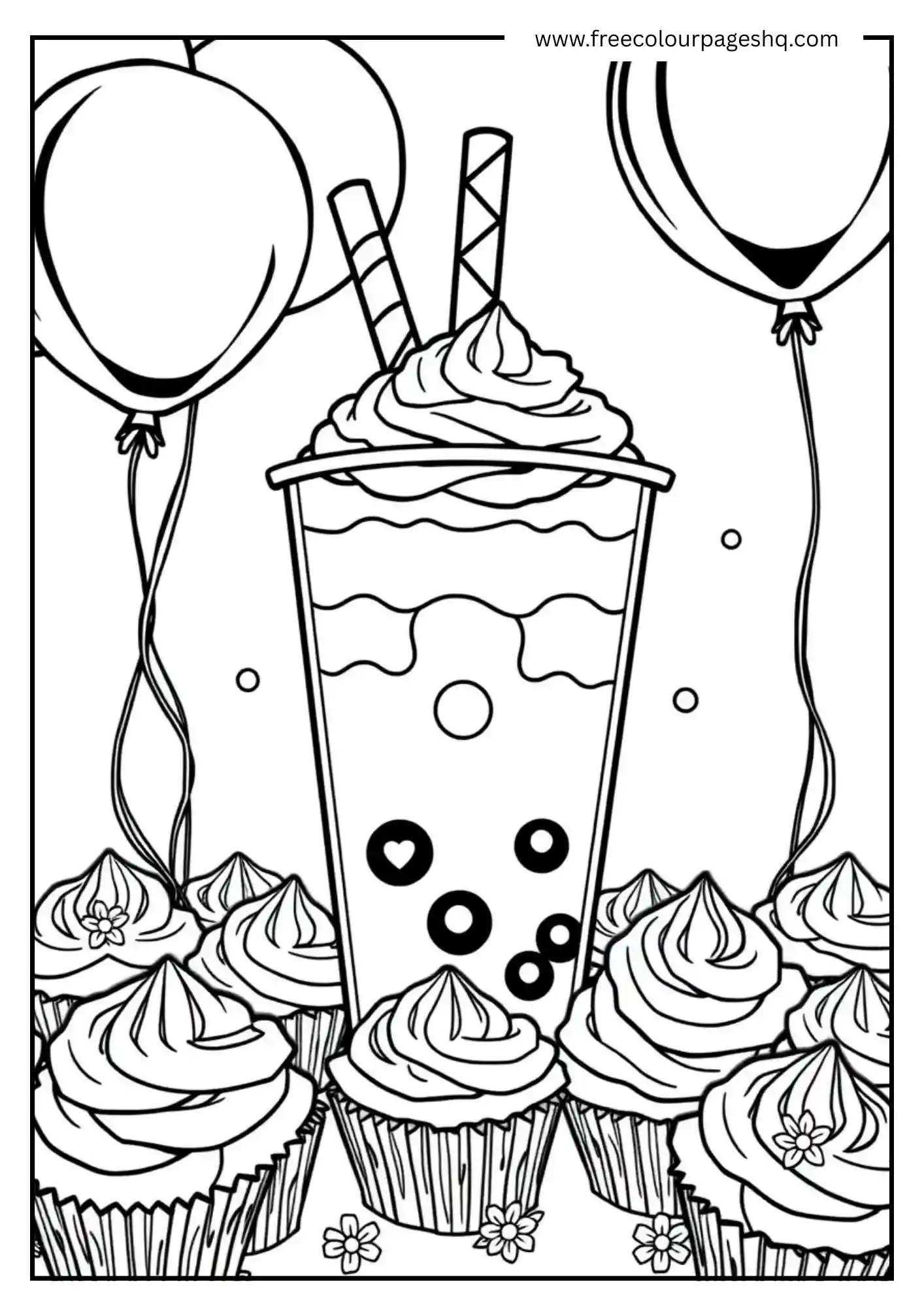 Cupcake Party Boba