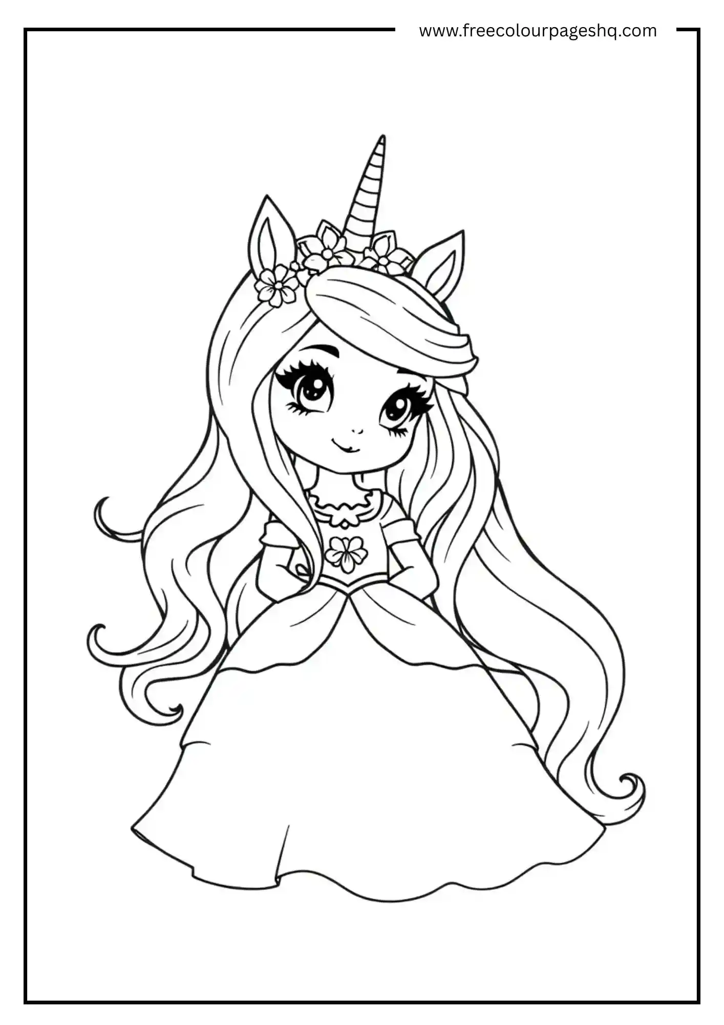 Cute Unicorn Princess