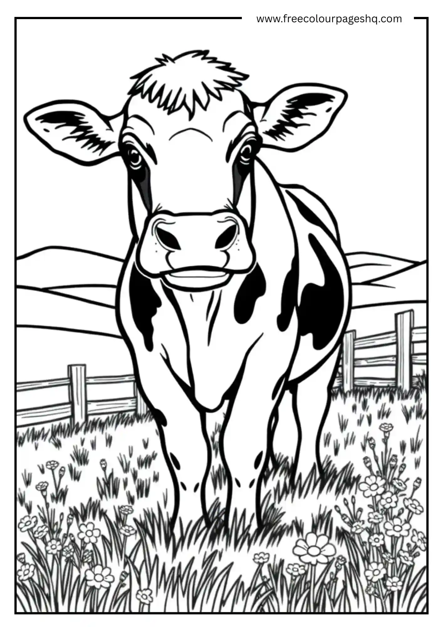 Dairy Cow in Meadow Dairy Cow in Meadow