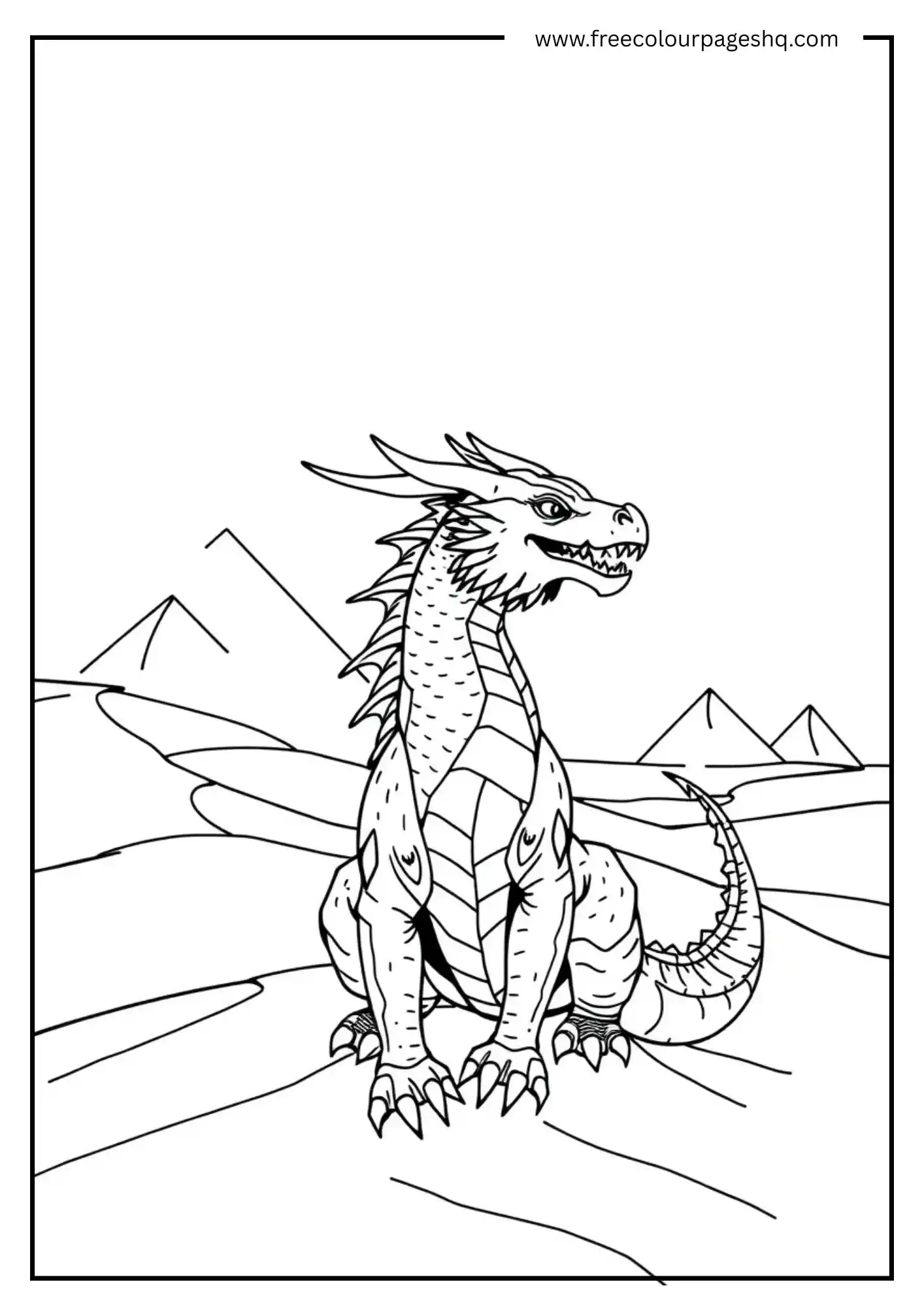 Dragon in Desert
