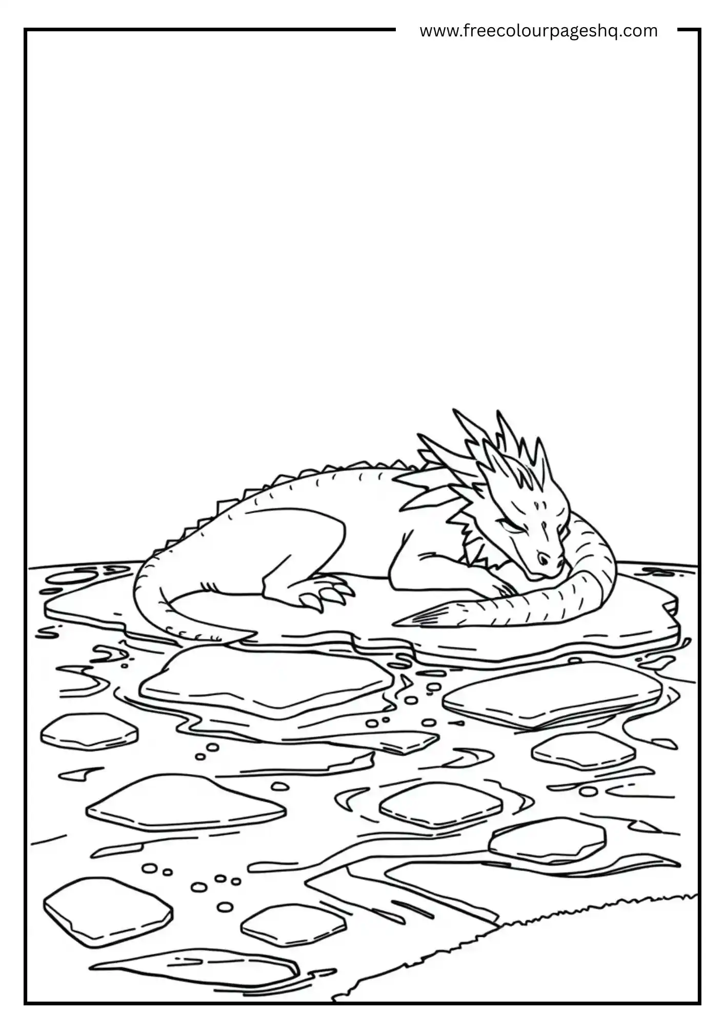 Dragon on an Ice Floe 1