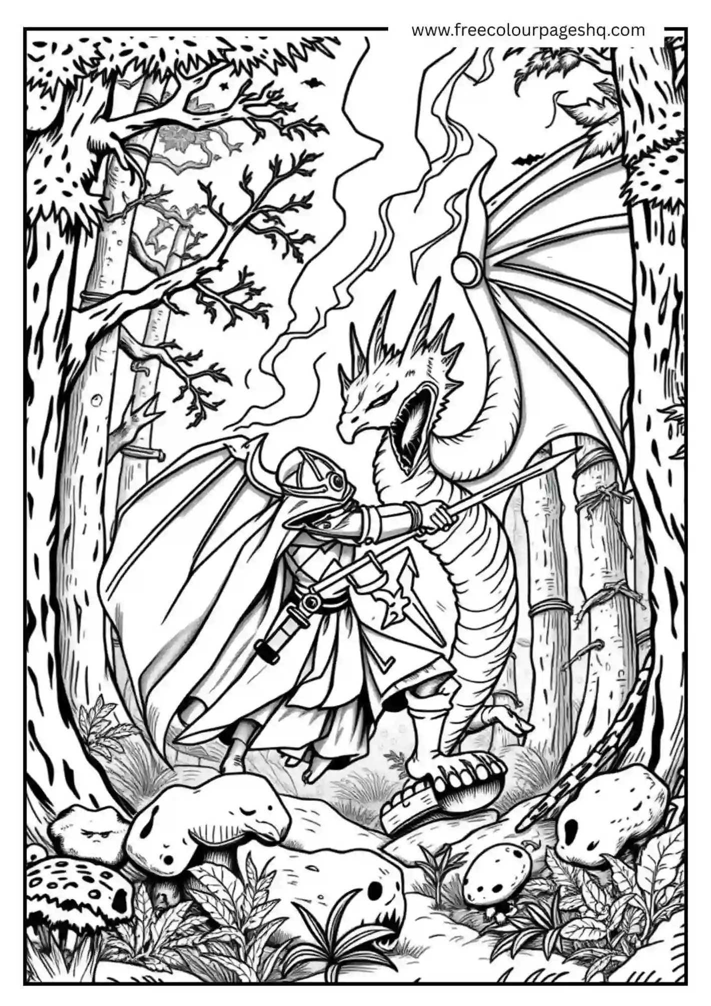 Fantasy Battle Scene