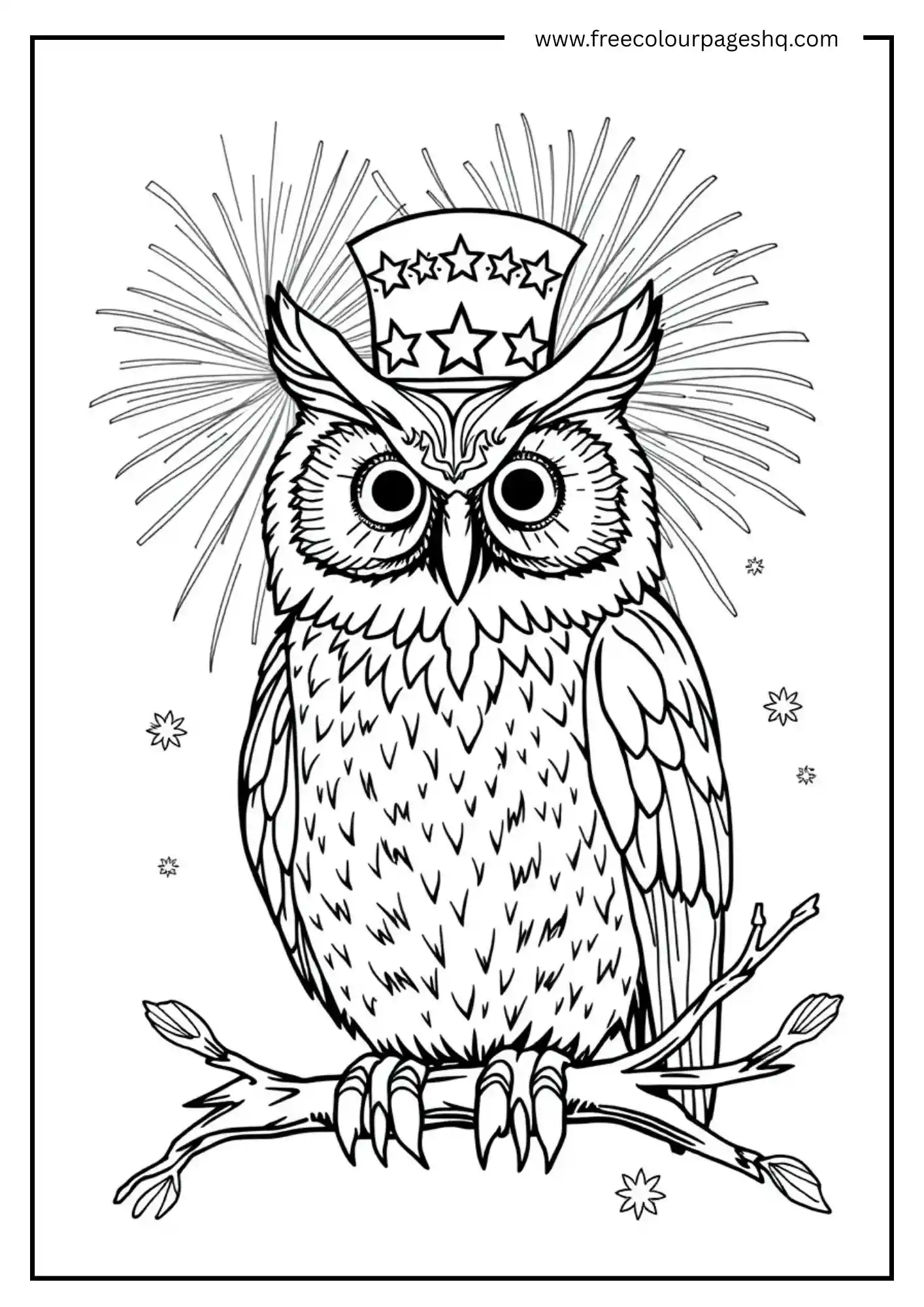 Festival Flag Owl
