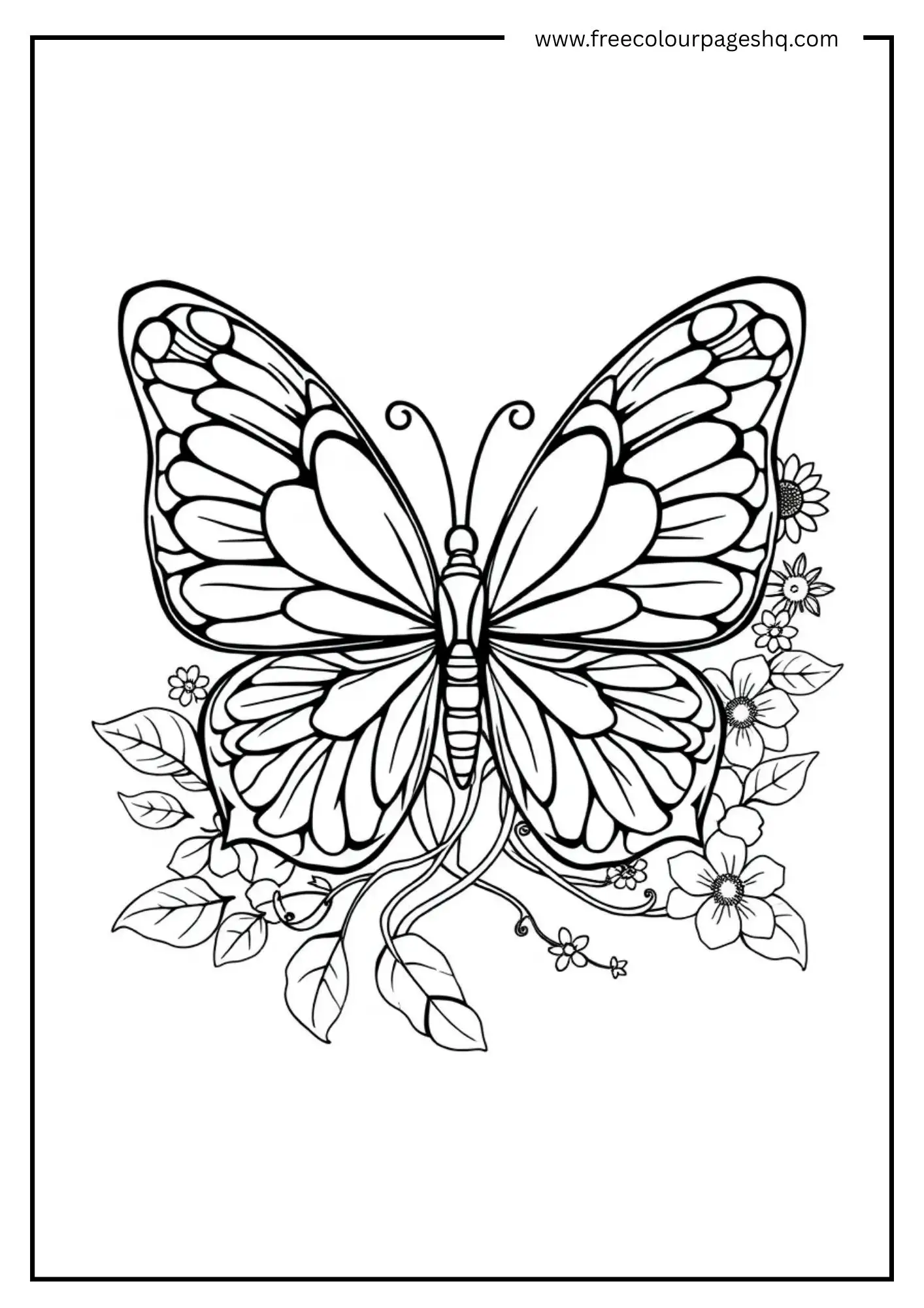 Floral Butterfly