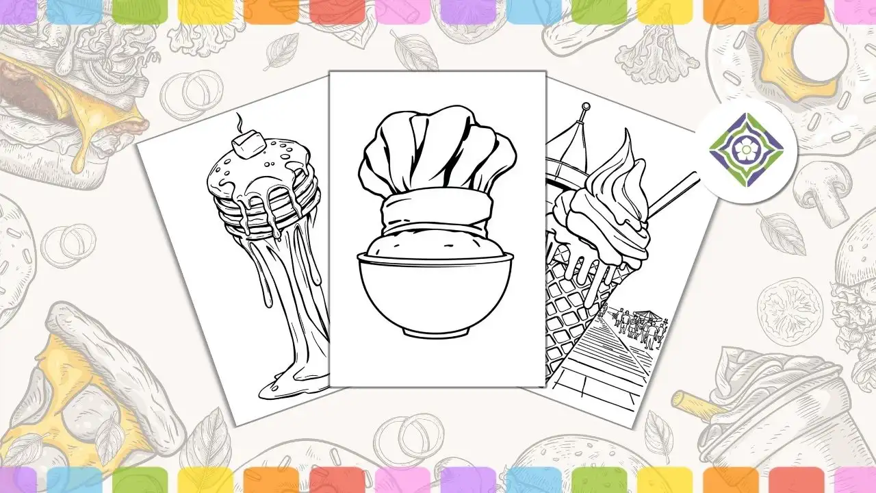 Food coloring pages