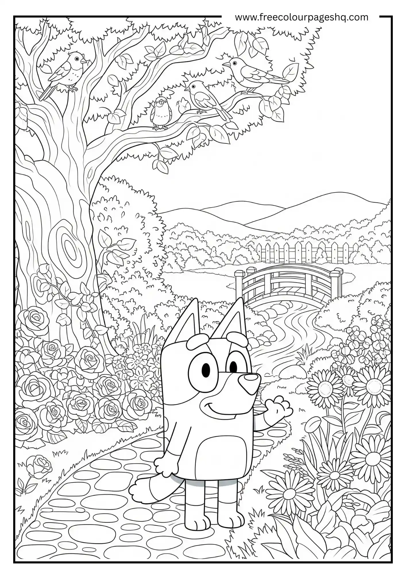 Garden Day with Bluey