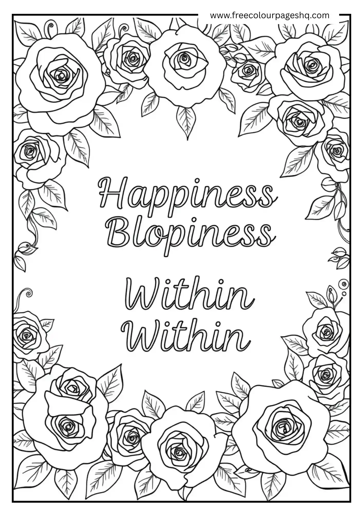 Happiness Blooms Within