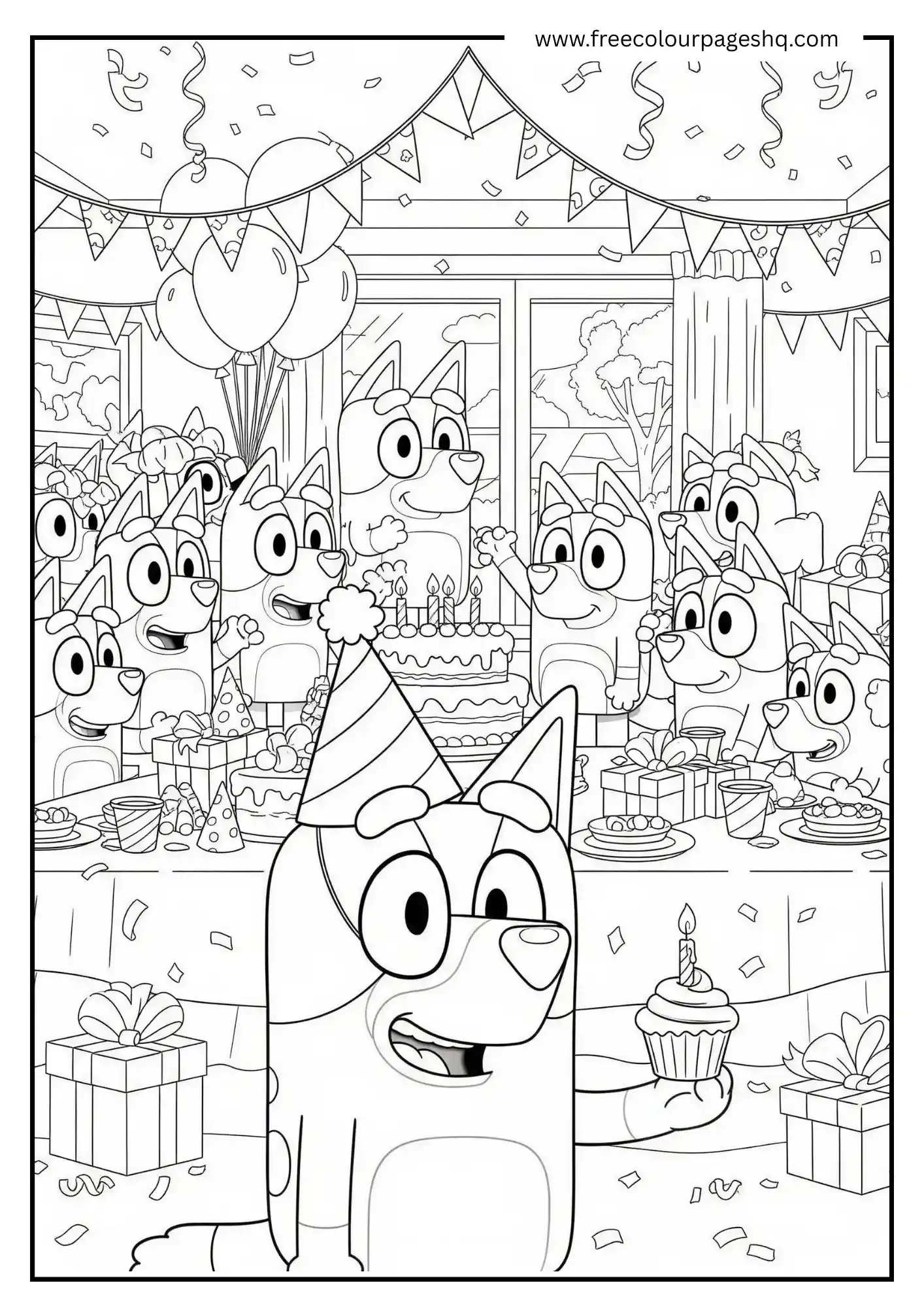 Happy Birthday with Bluey