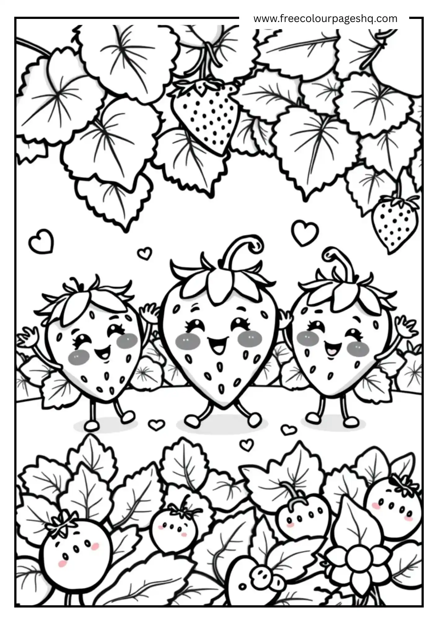 Happy Strawberries