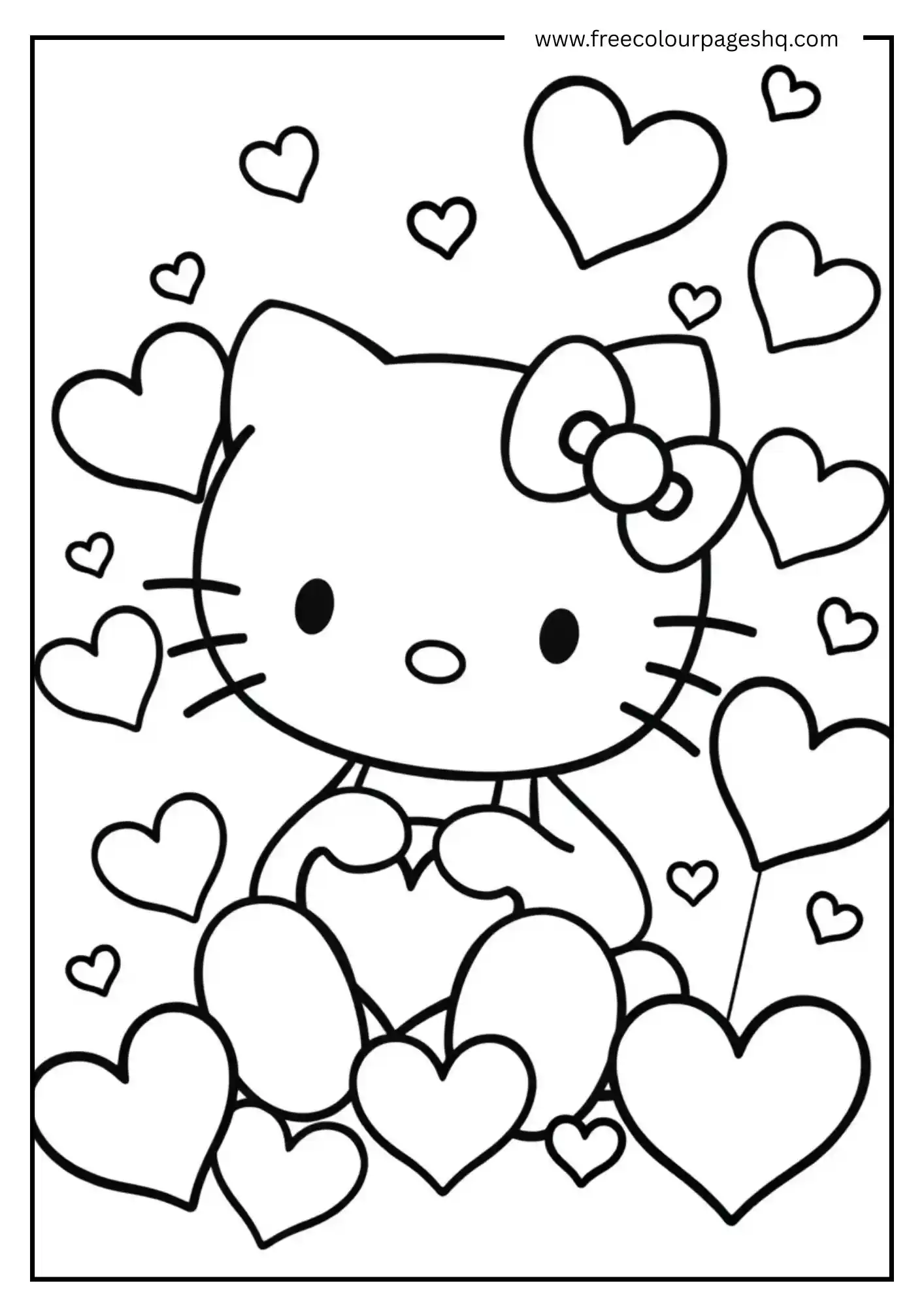 Hello Kitty with Hearts