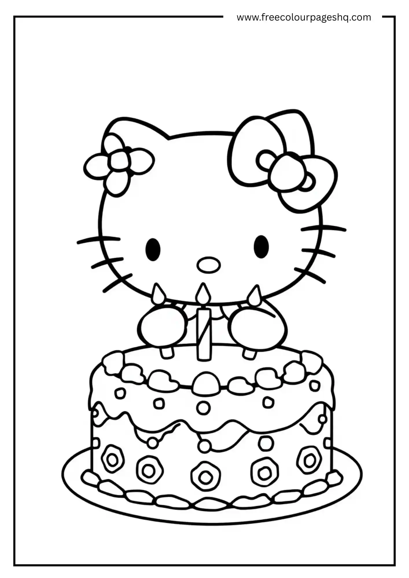 Hello Kitty's Birthday Cake
