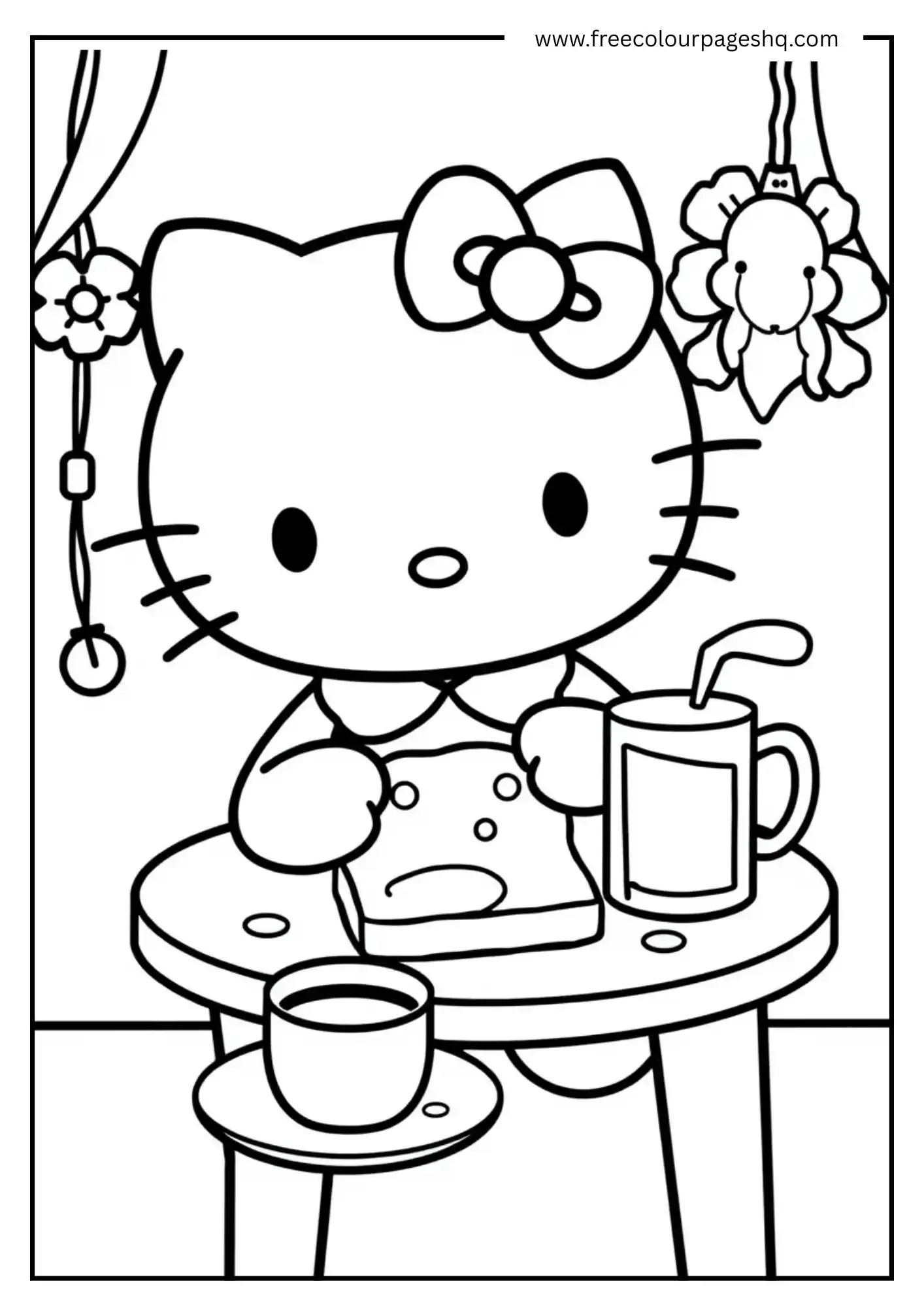 Hello Kitty's Snack Time