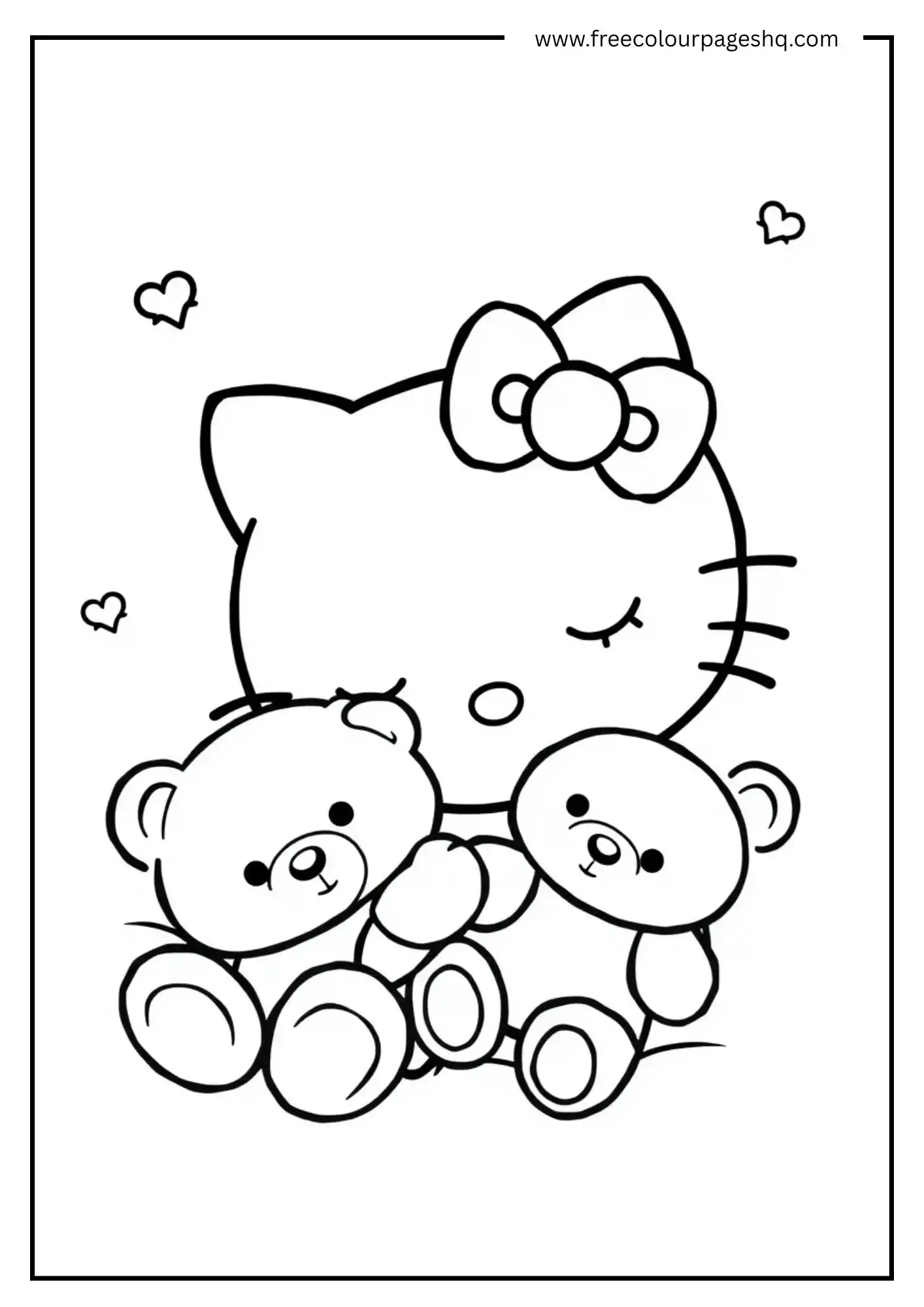 Hello Kitty's Teddy Cuddle