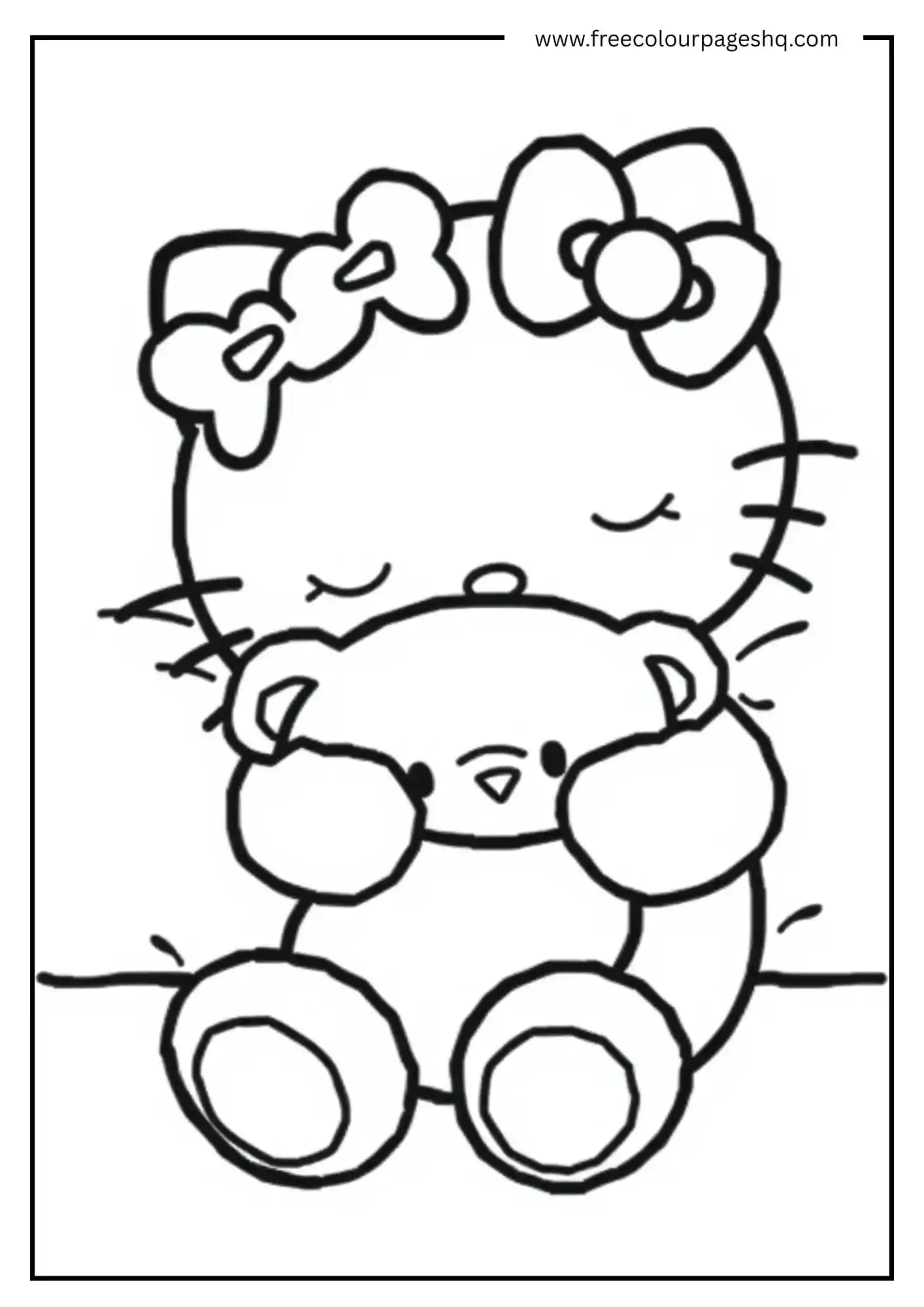 Hello Kitty's Teddy Hug