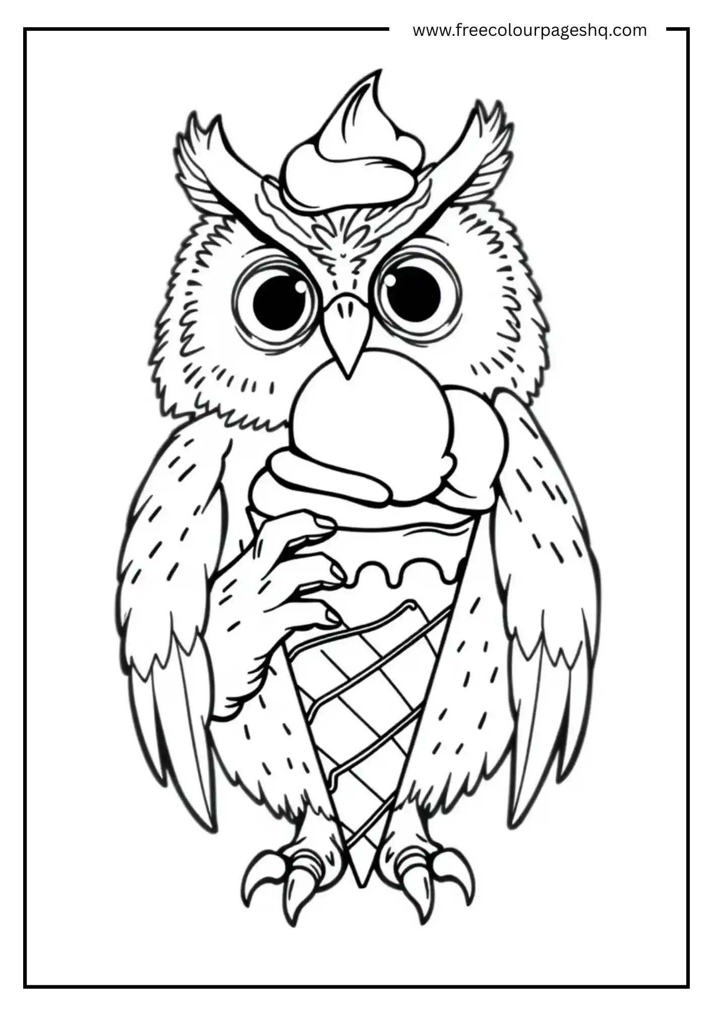Ice Cream Owl