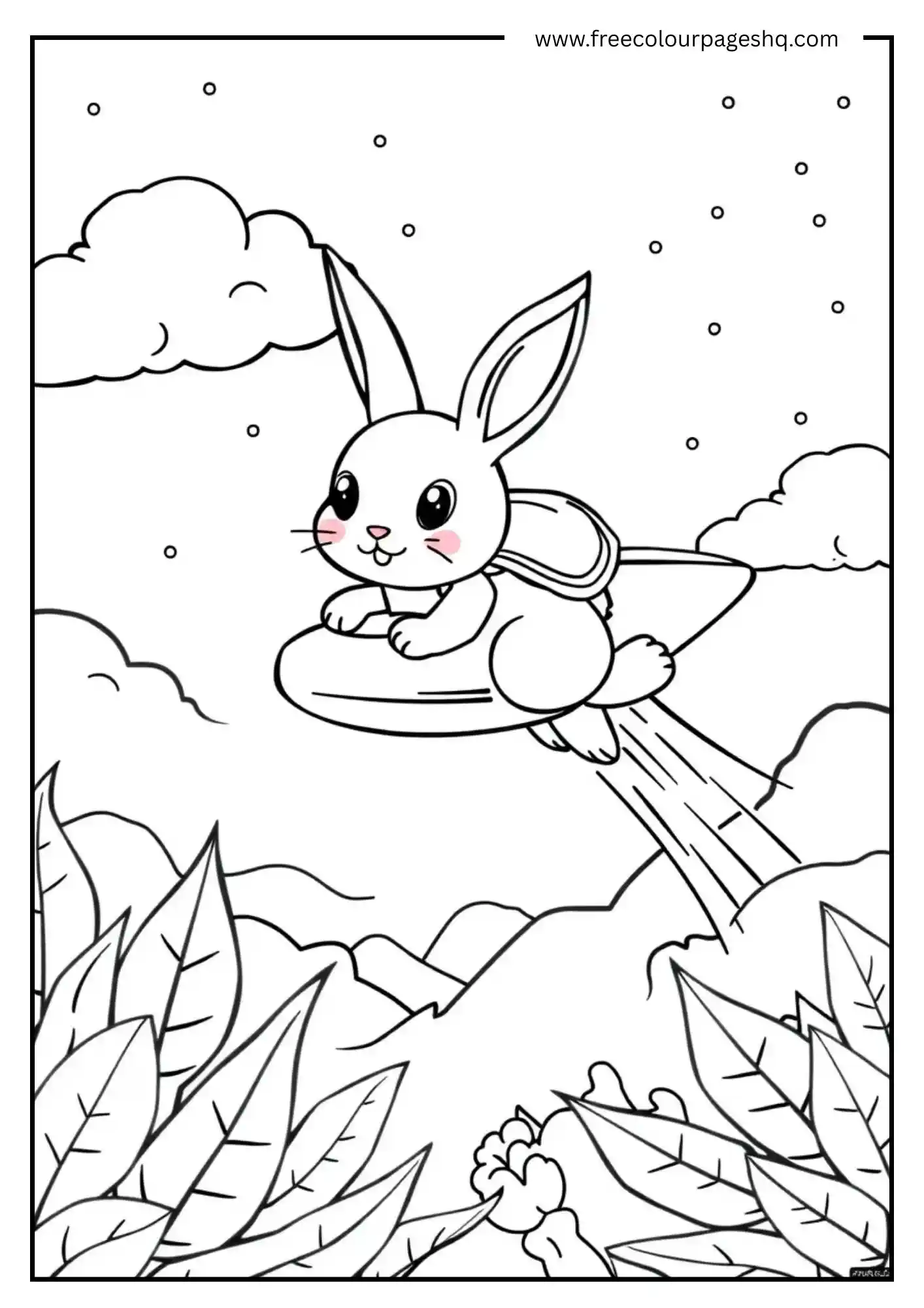 Jet Flying Bunny