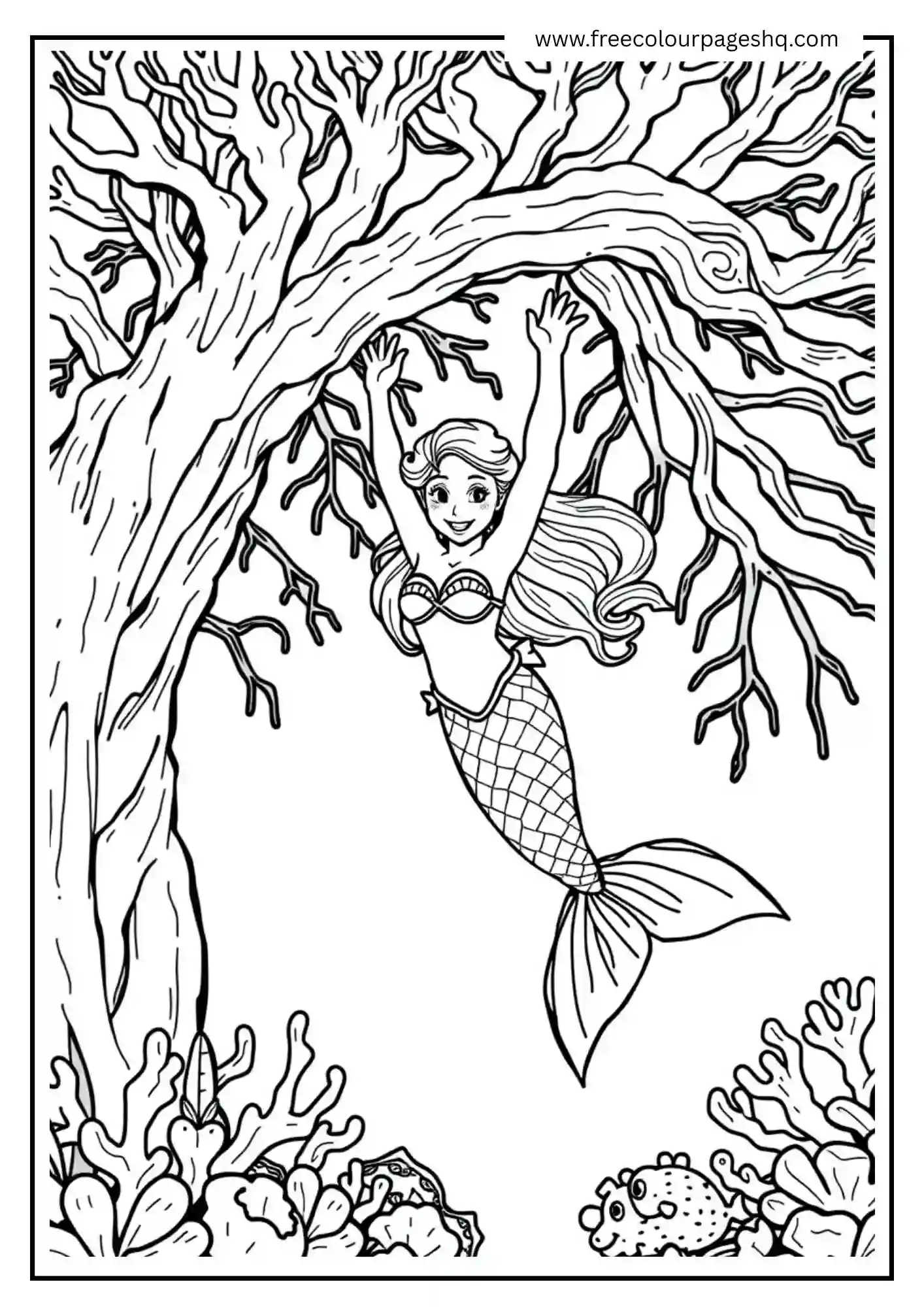 Joyful Mermaid Swing