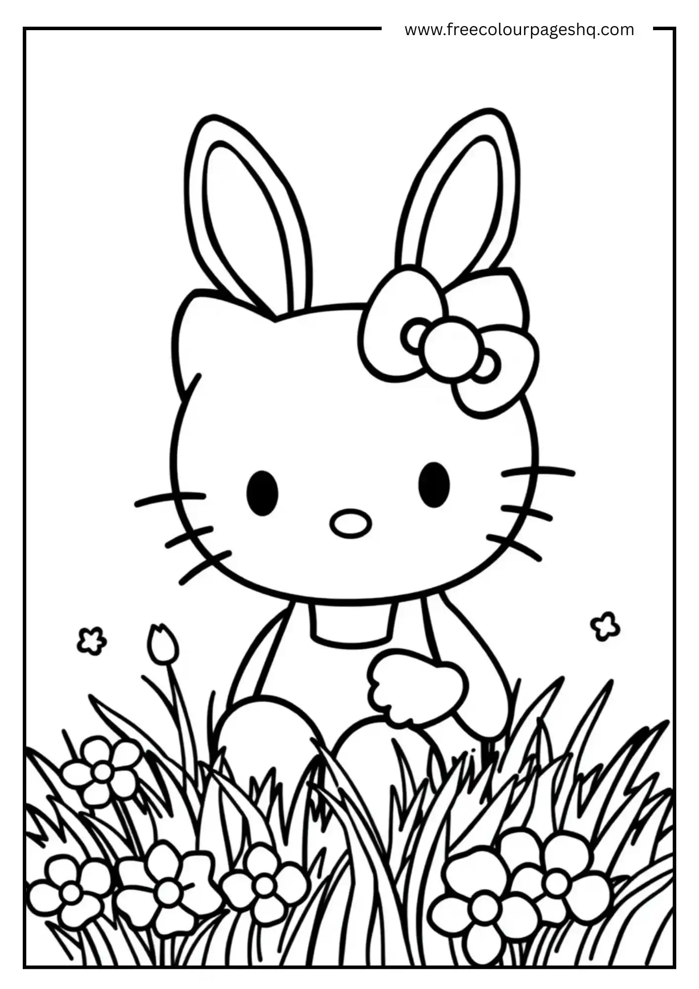 Kitty in Bloom