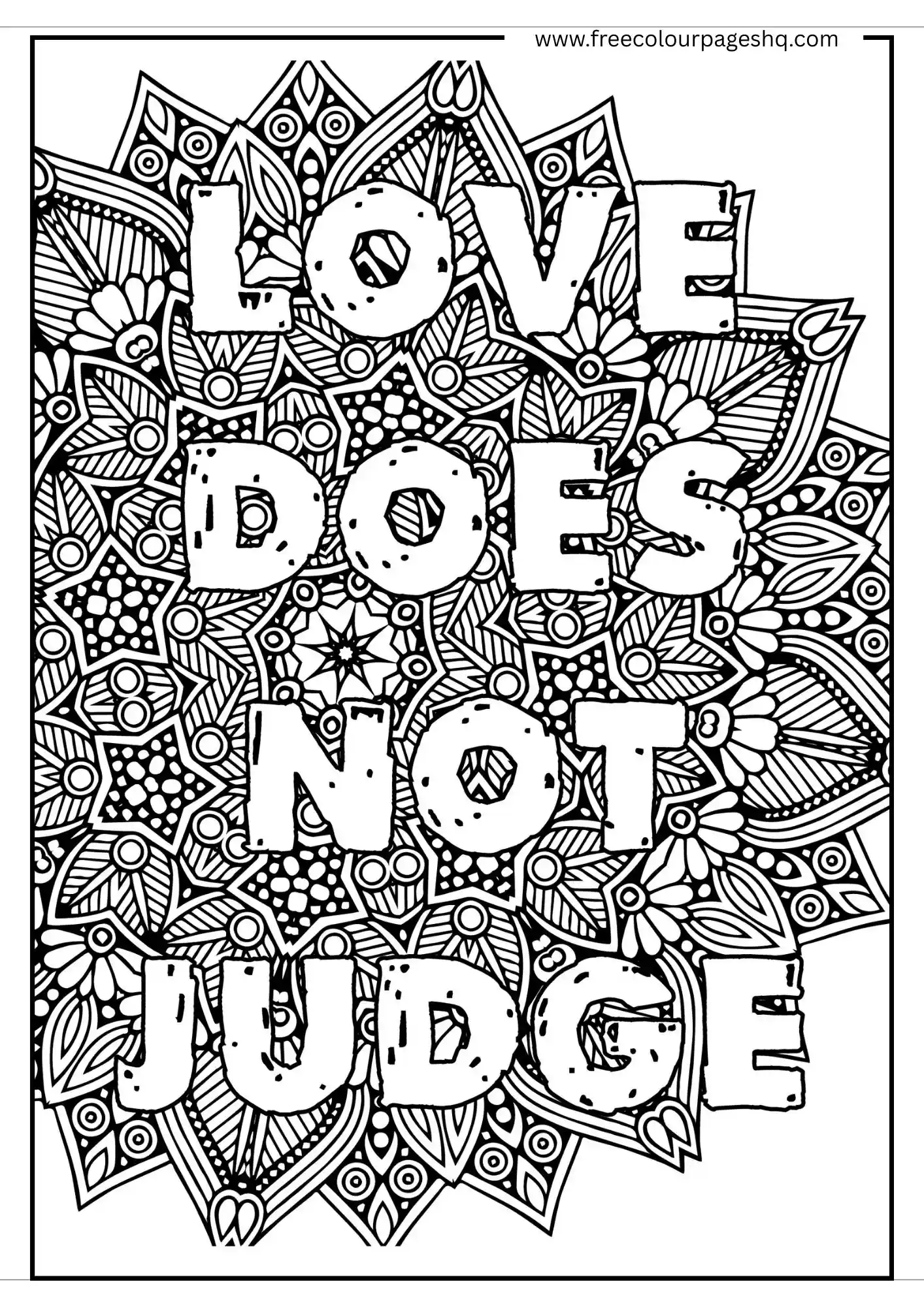 Love Does Not Judge