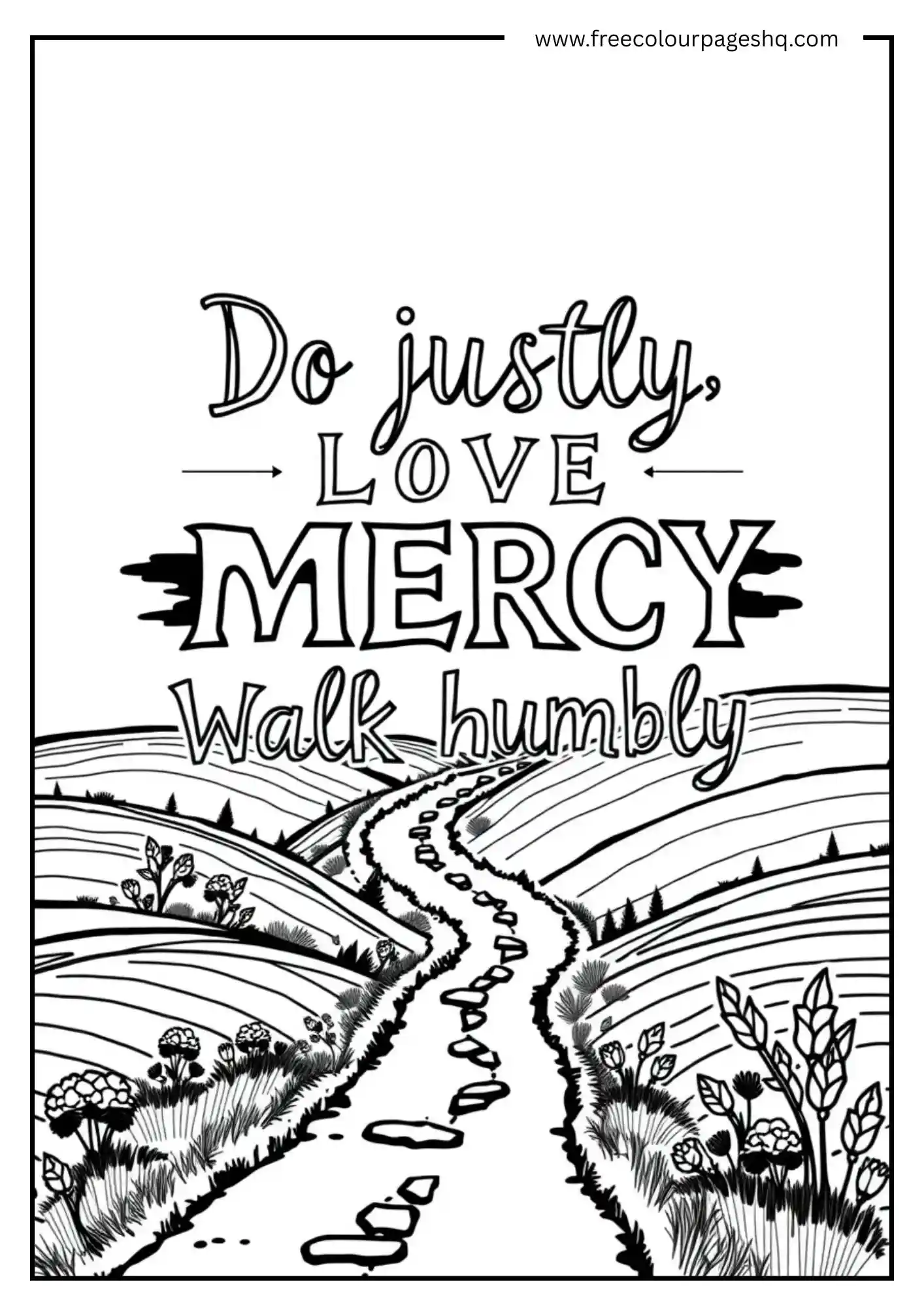 Love Mercy, Walk Humbly Love Mercy, Walk Humbly