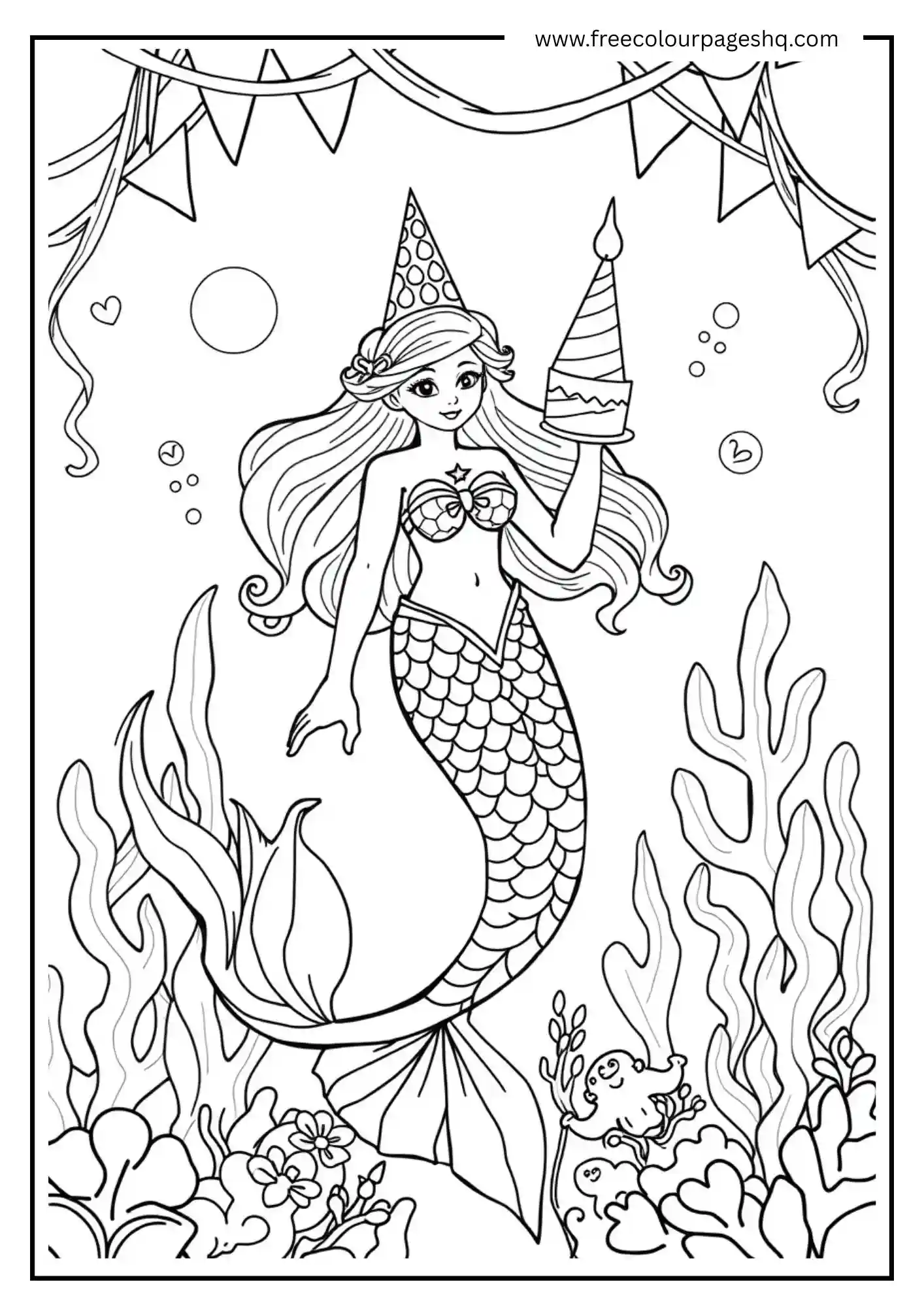Mermaid Cake Day
