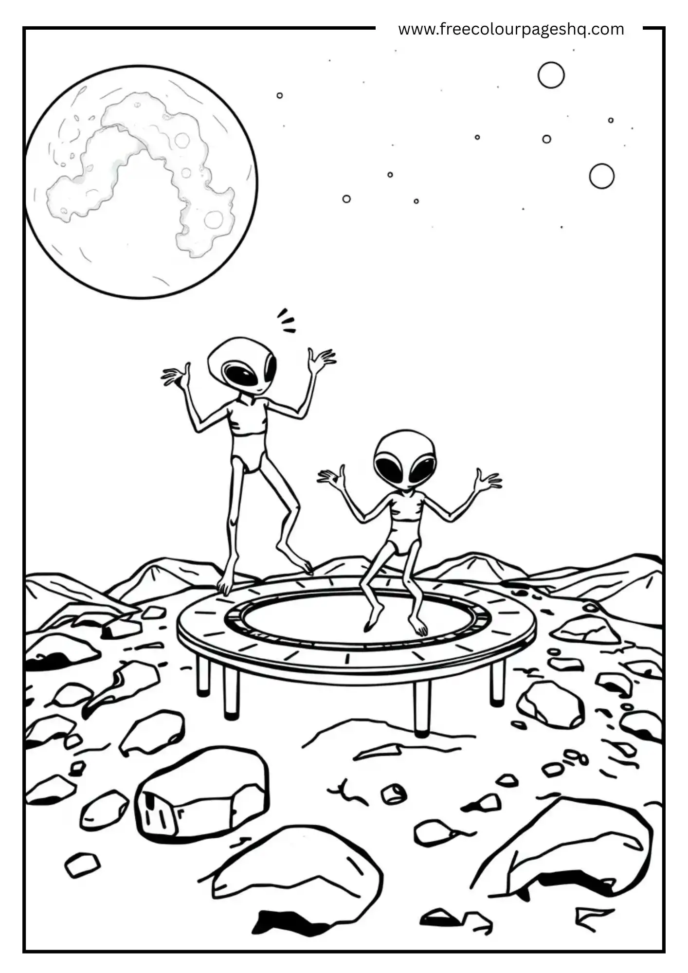 Moon Bounce Aliens