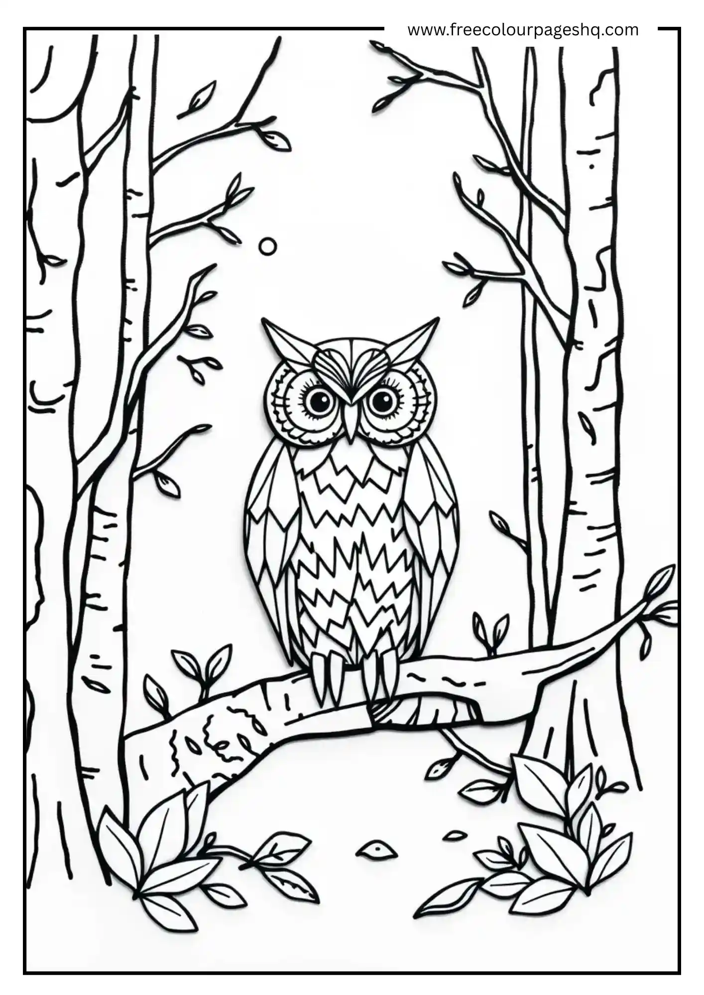 Origami Forest Owl