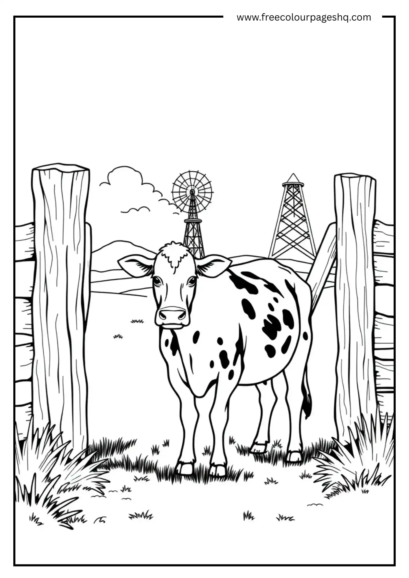 Pasture Gate Cow Pasture Gate Cow