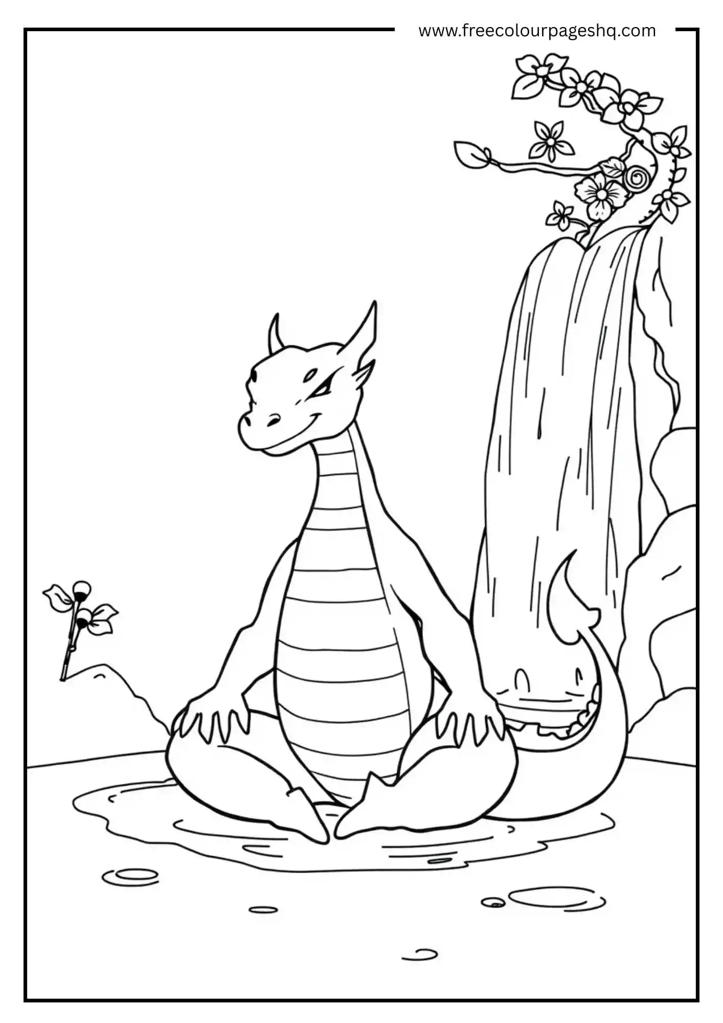Peaceful Dragon Meditating