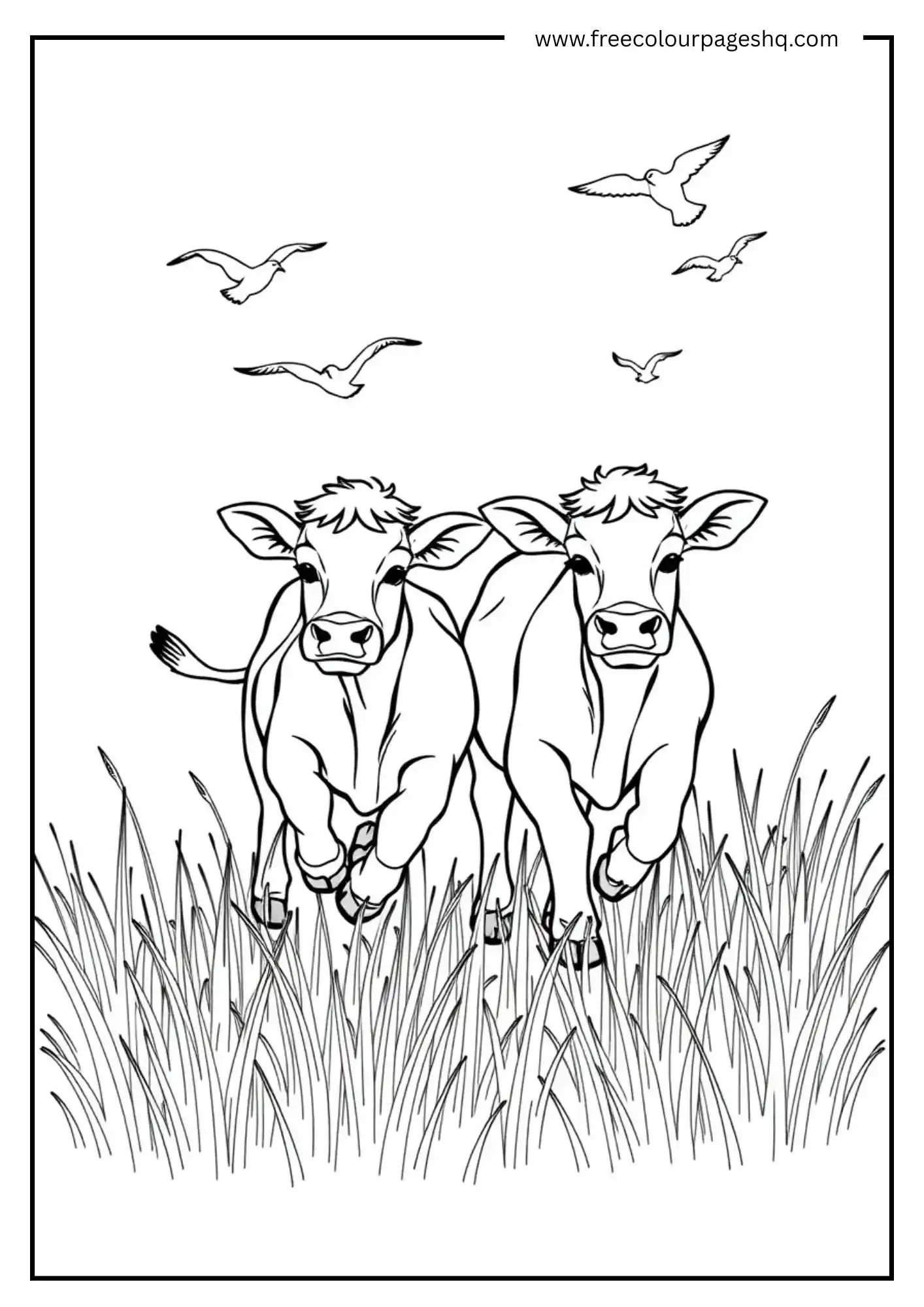 Playful Calves Playful Calves