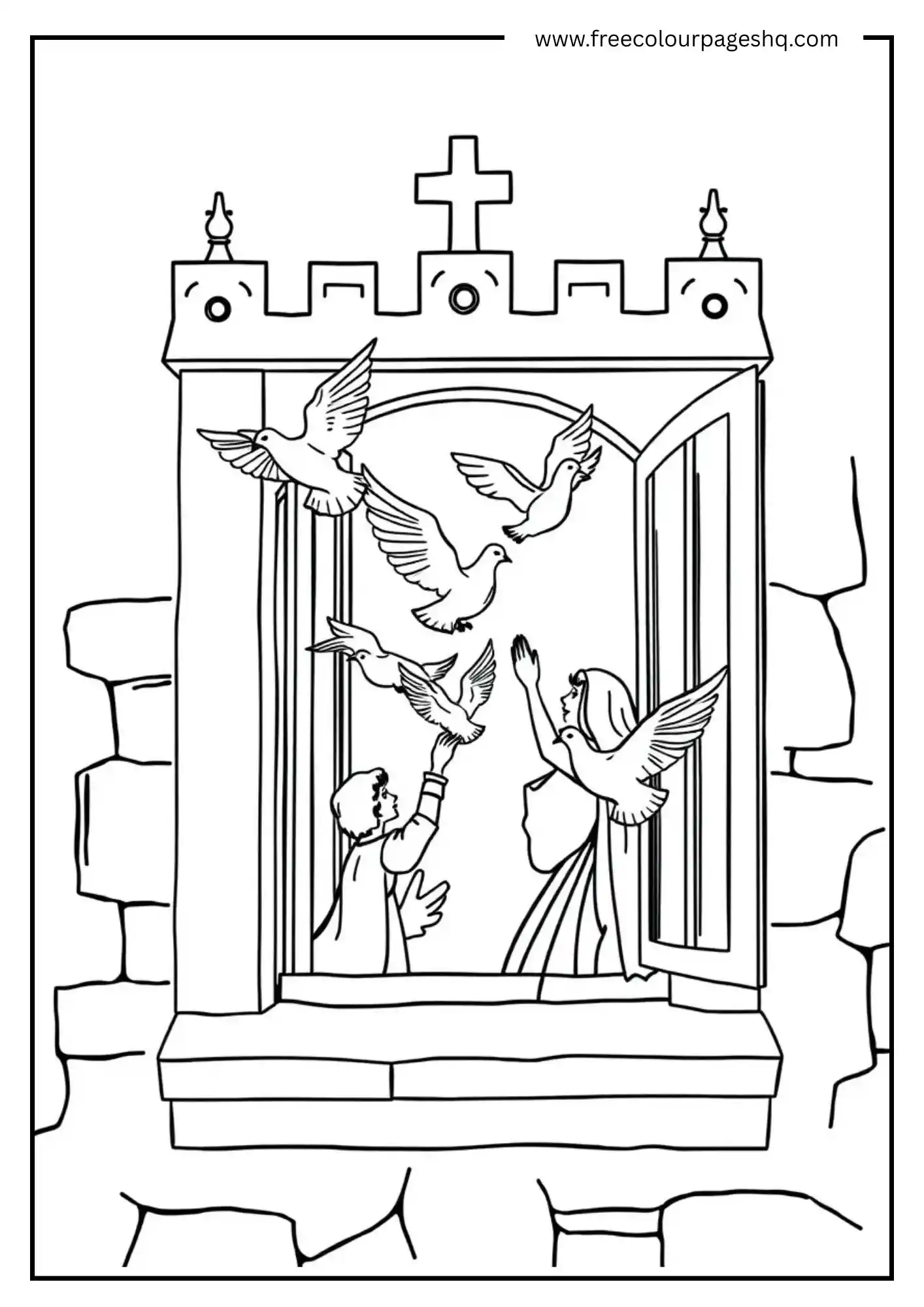 Princess Flying Birds