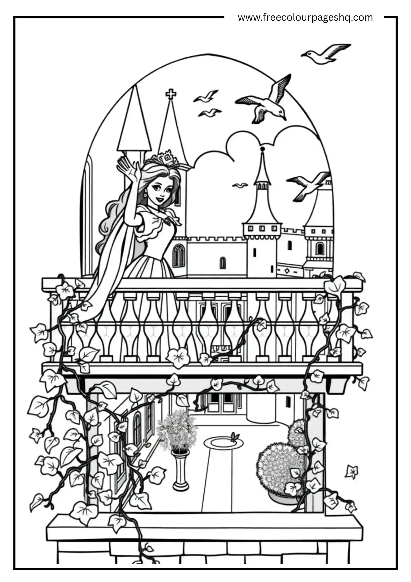 Princess with Sparrows