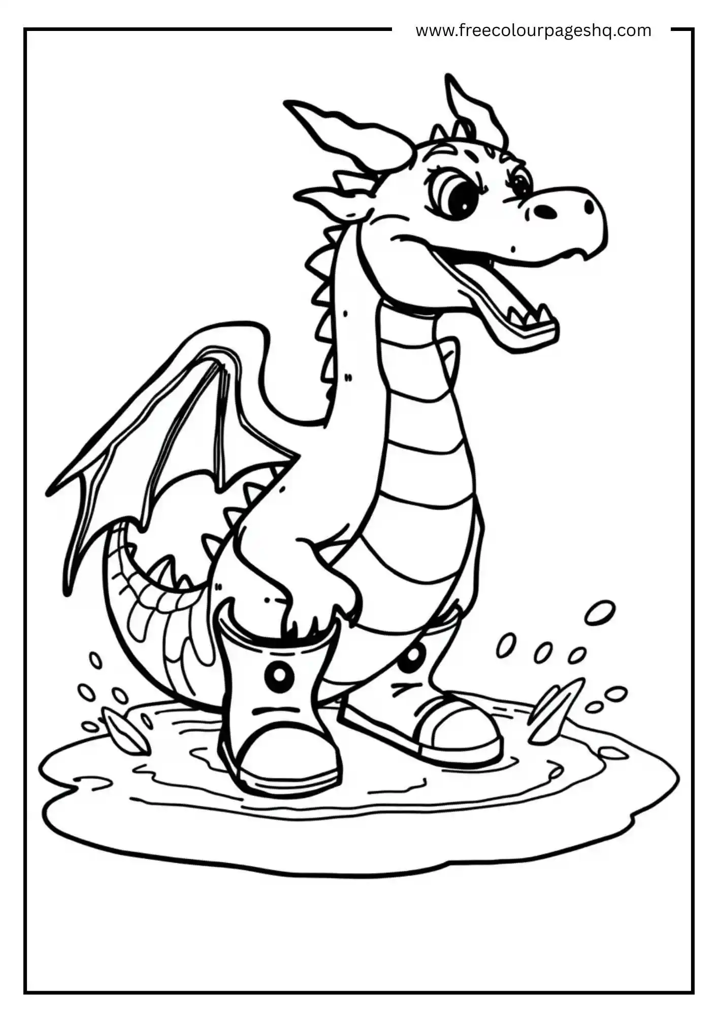 Puddle Stomping Dragon