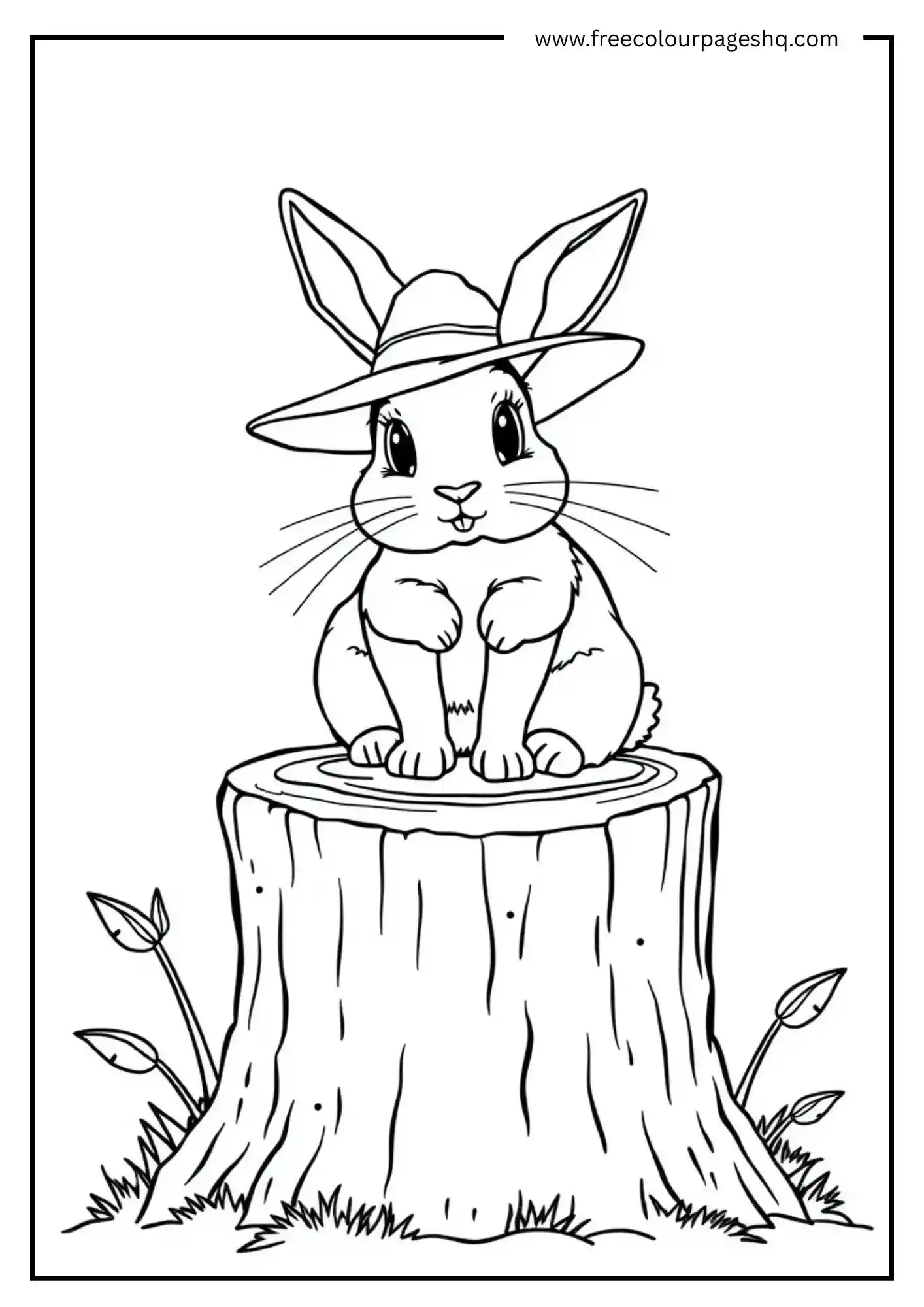 Rabbit With A Hat