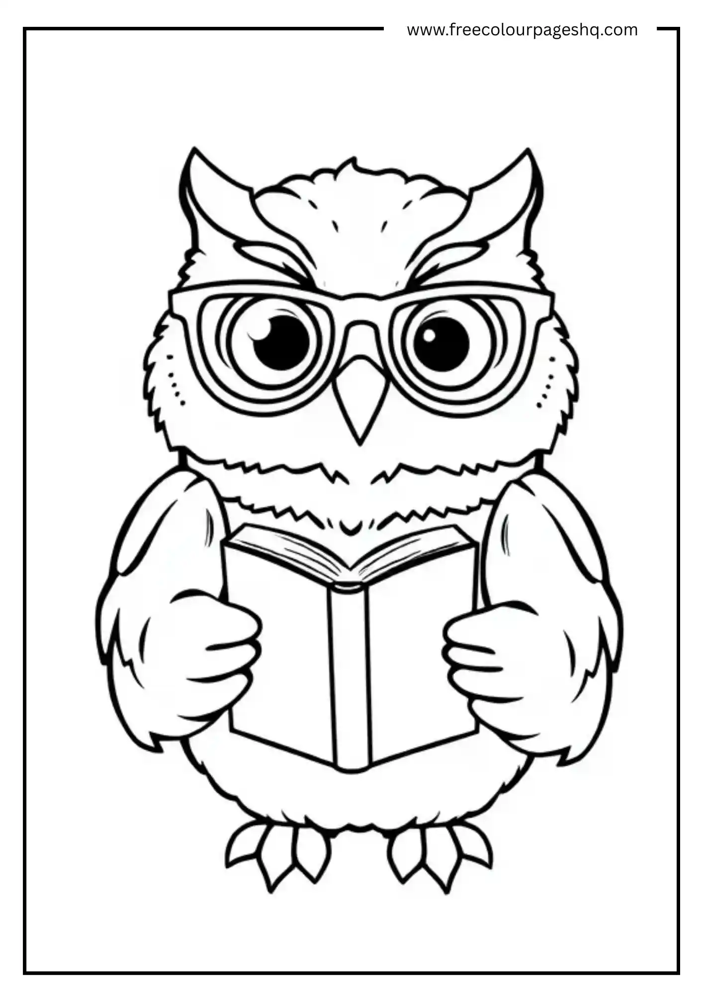 School Book Owl