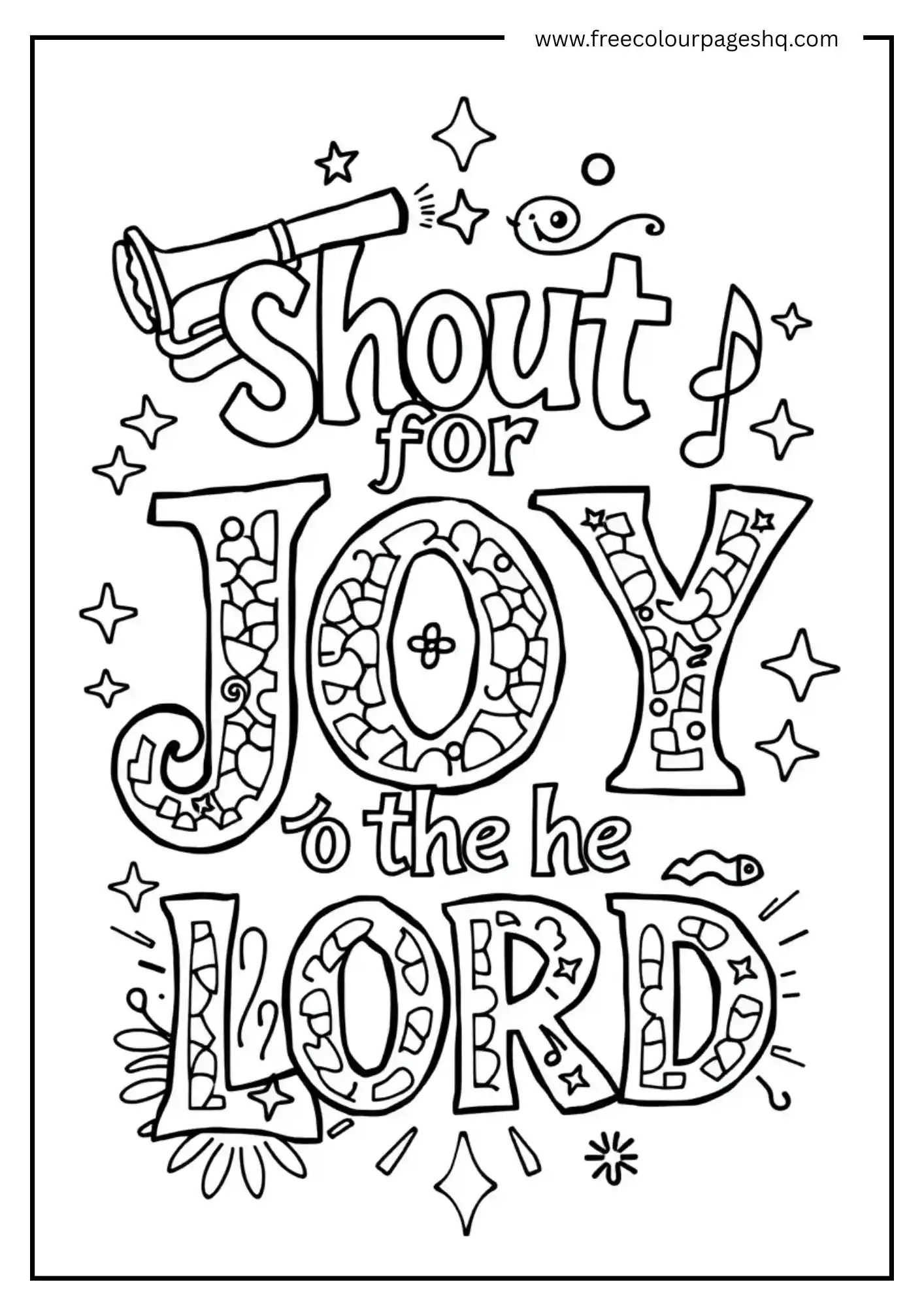 Shout for Joy to the Lord Shout for Joy to the Lord