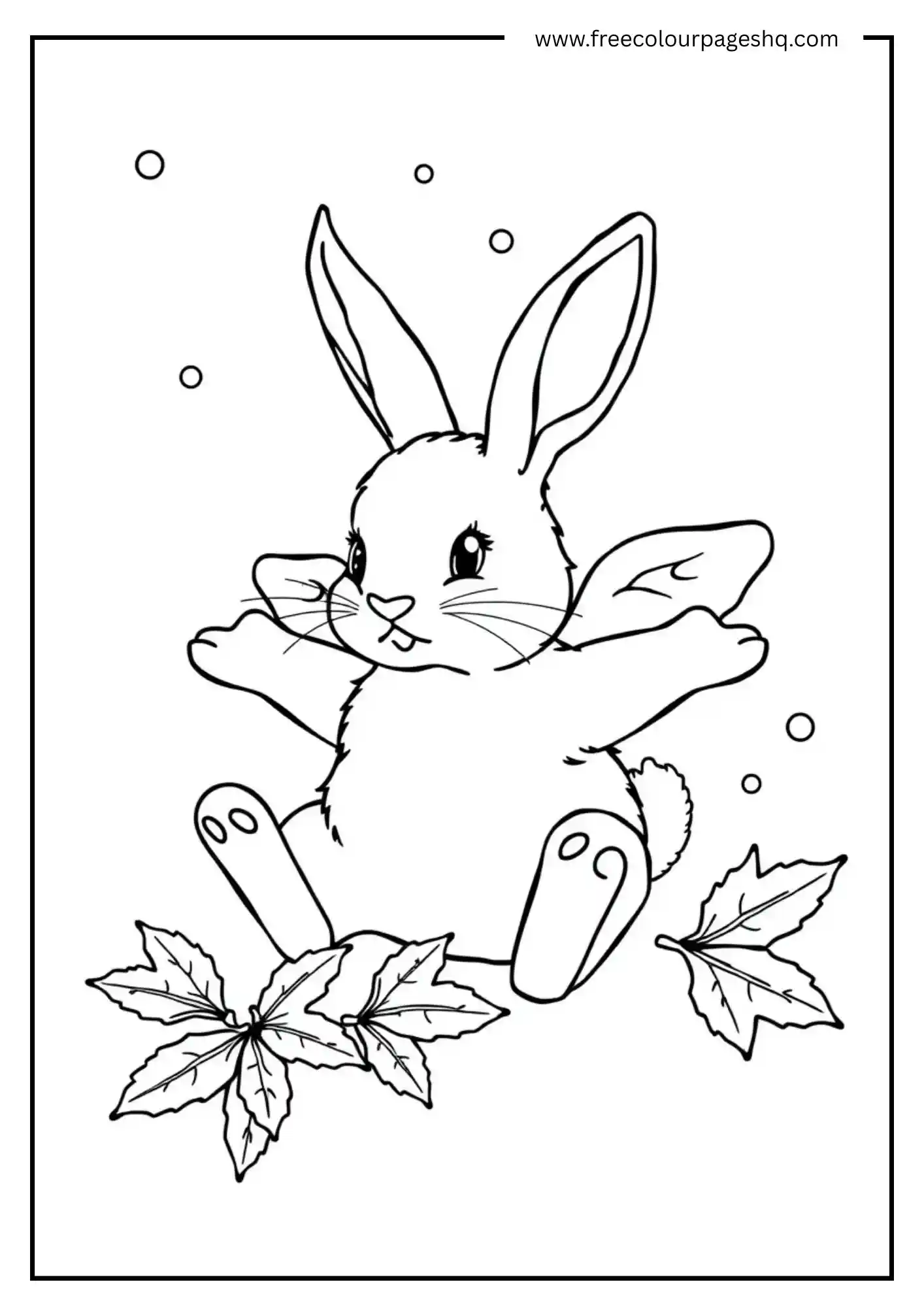 Snow Angel Bunny
