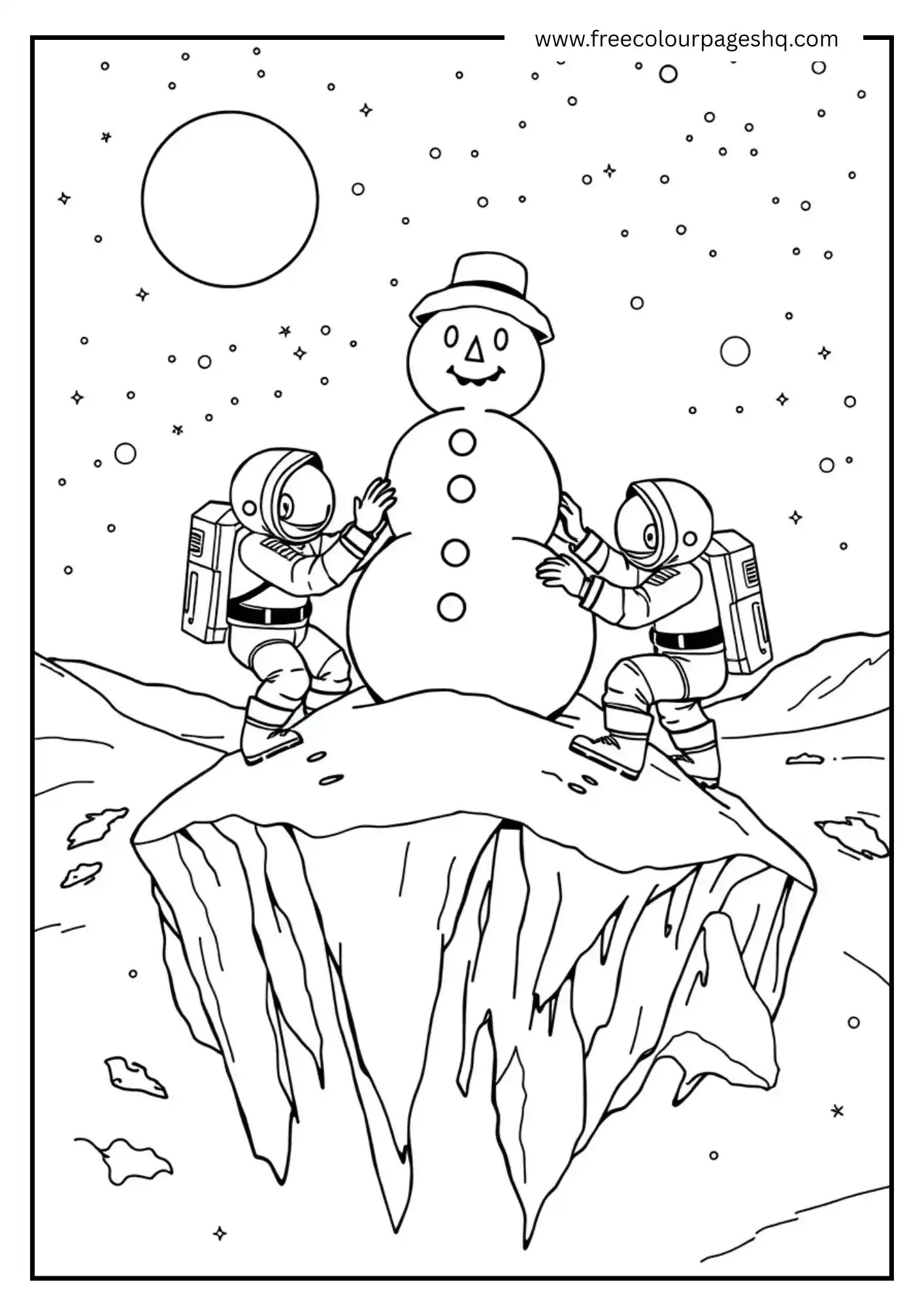 Snowman in Space