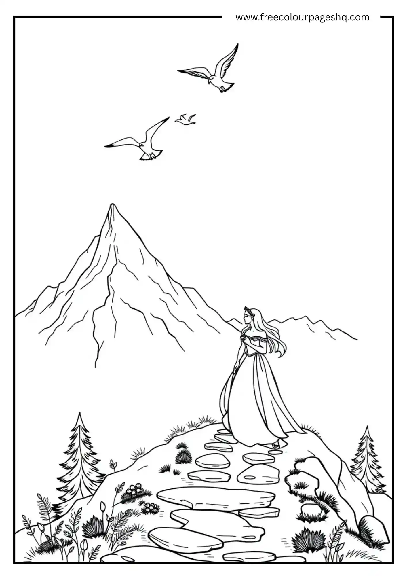 Snowy Peaks Princess